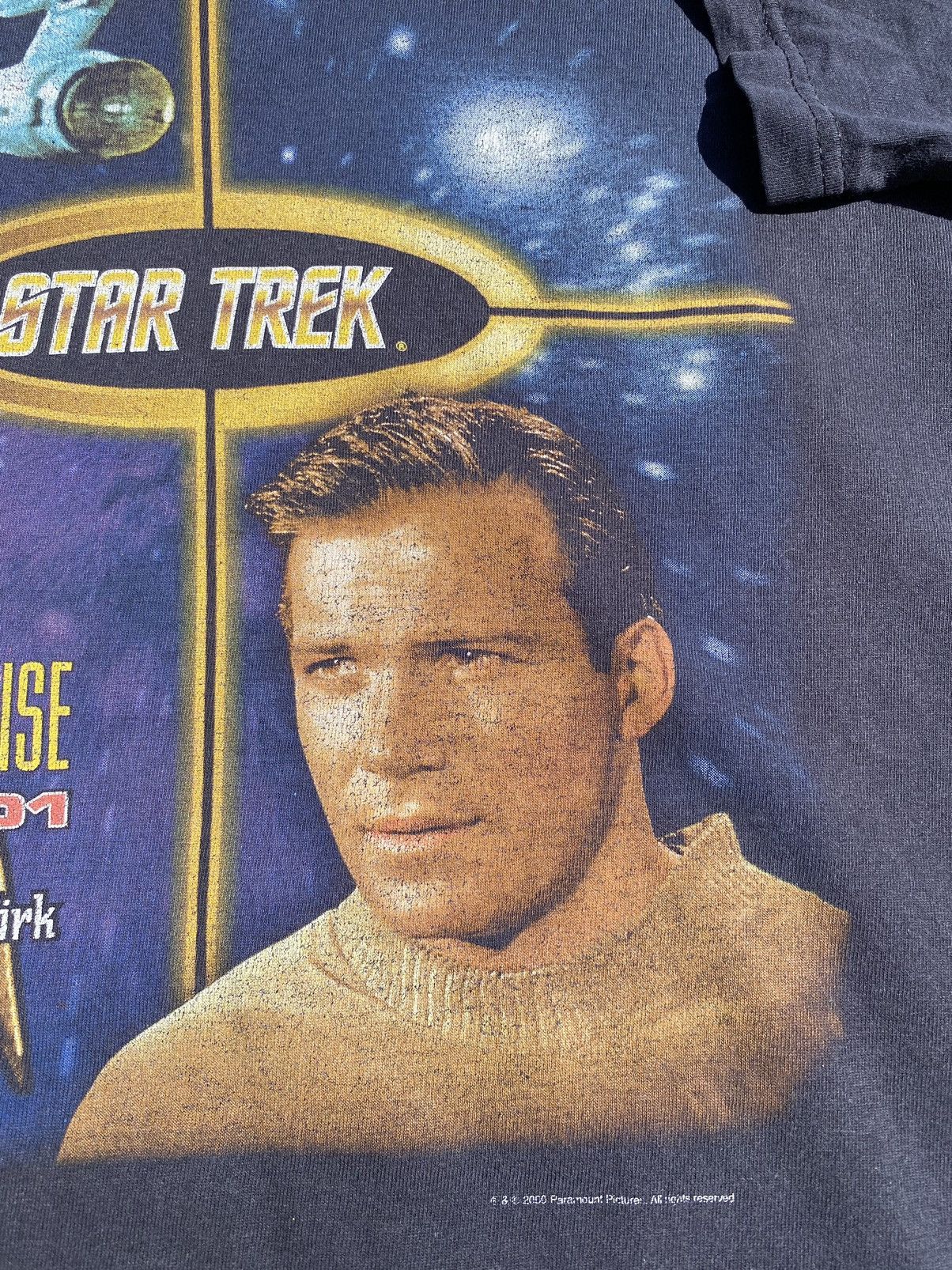 Band Tees × Vintage Vintage 2000s STAR TREK JOHN KIRK FADED TEE Size US L / EU 52-54 / 3 - 7 Thumbnail
