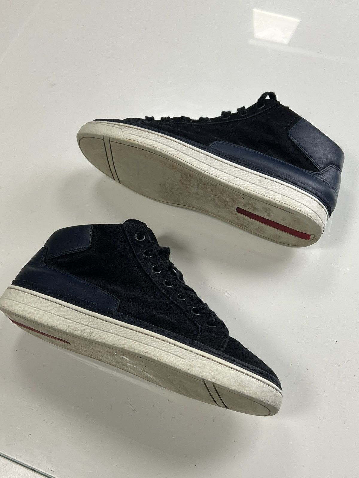 Prada Prada High Top Sneakers Size US 10 / EU 43 - 1 Thumbnail