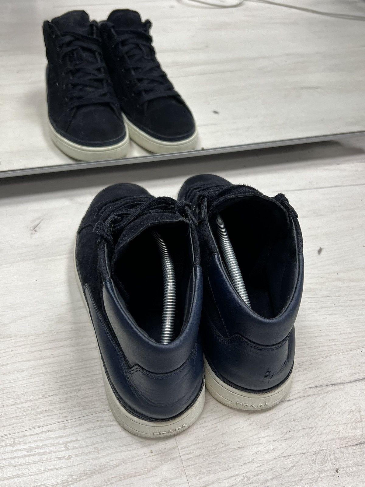 Prada Prada High Top Sneakers Size US 10 / EU 43 - 9 Thumbnail