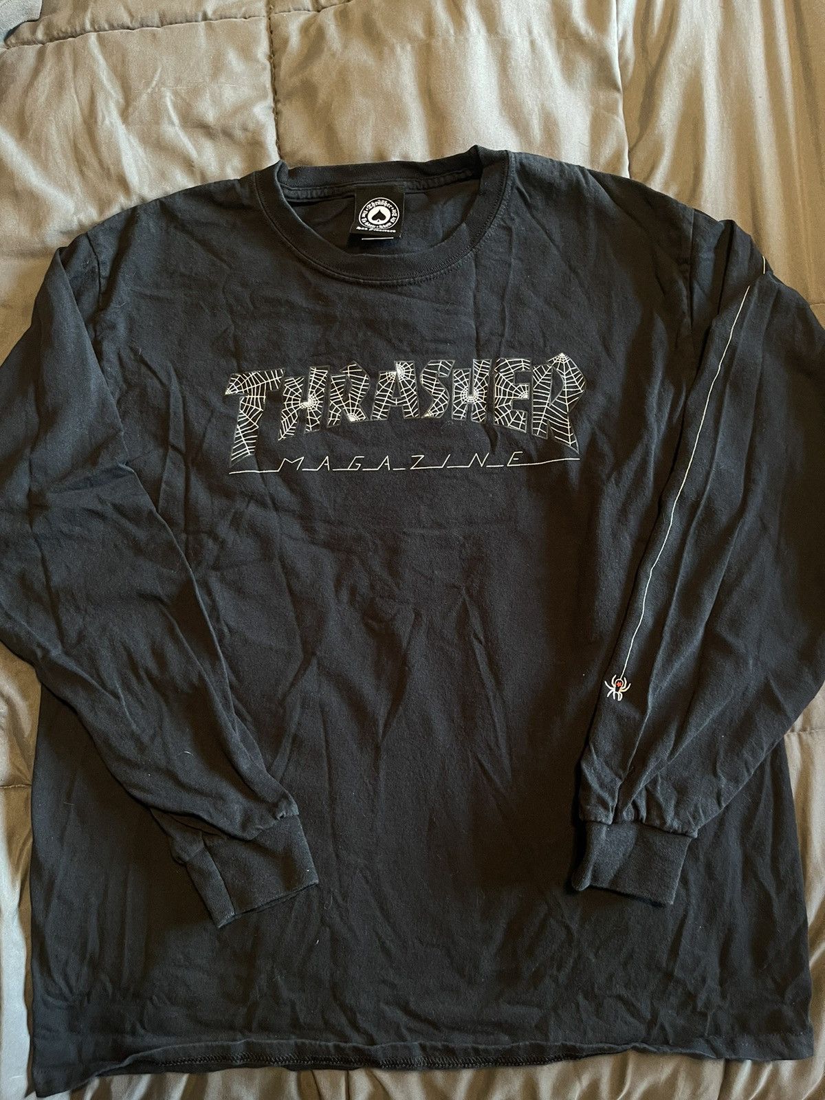 Thrasher THRASHER SPIDER WEB LONGSLEEVE Grailed