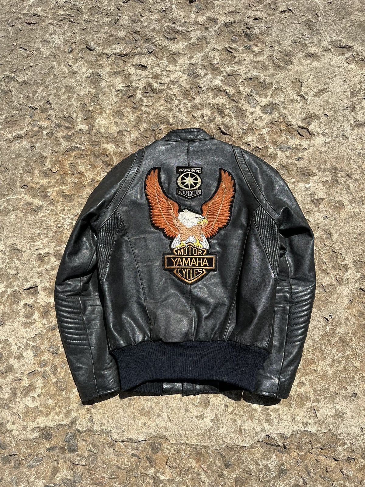 Harley Davidson × Vintage Vintage 90s Custom Harley-Davidson Moto Leather Jacket Size US S / EU 44-46 / 1 - 11 Thumbnail