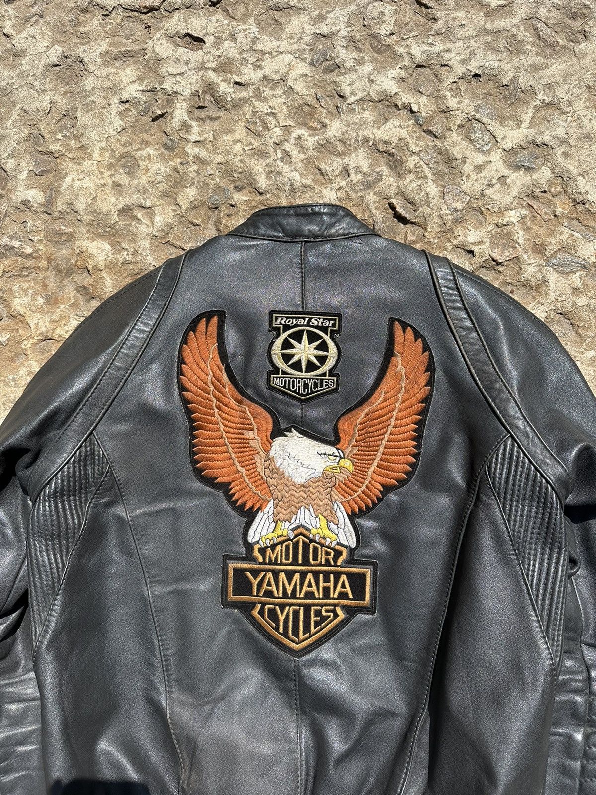 Harley Davidson × Vintage Vintage 90s Custom Harley-Davidson Moto Leather Jacket Size US S / EU 44-46 / 1 - 12 Thumbnail