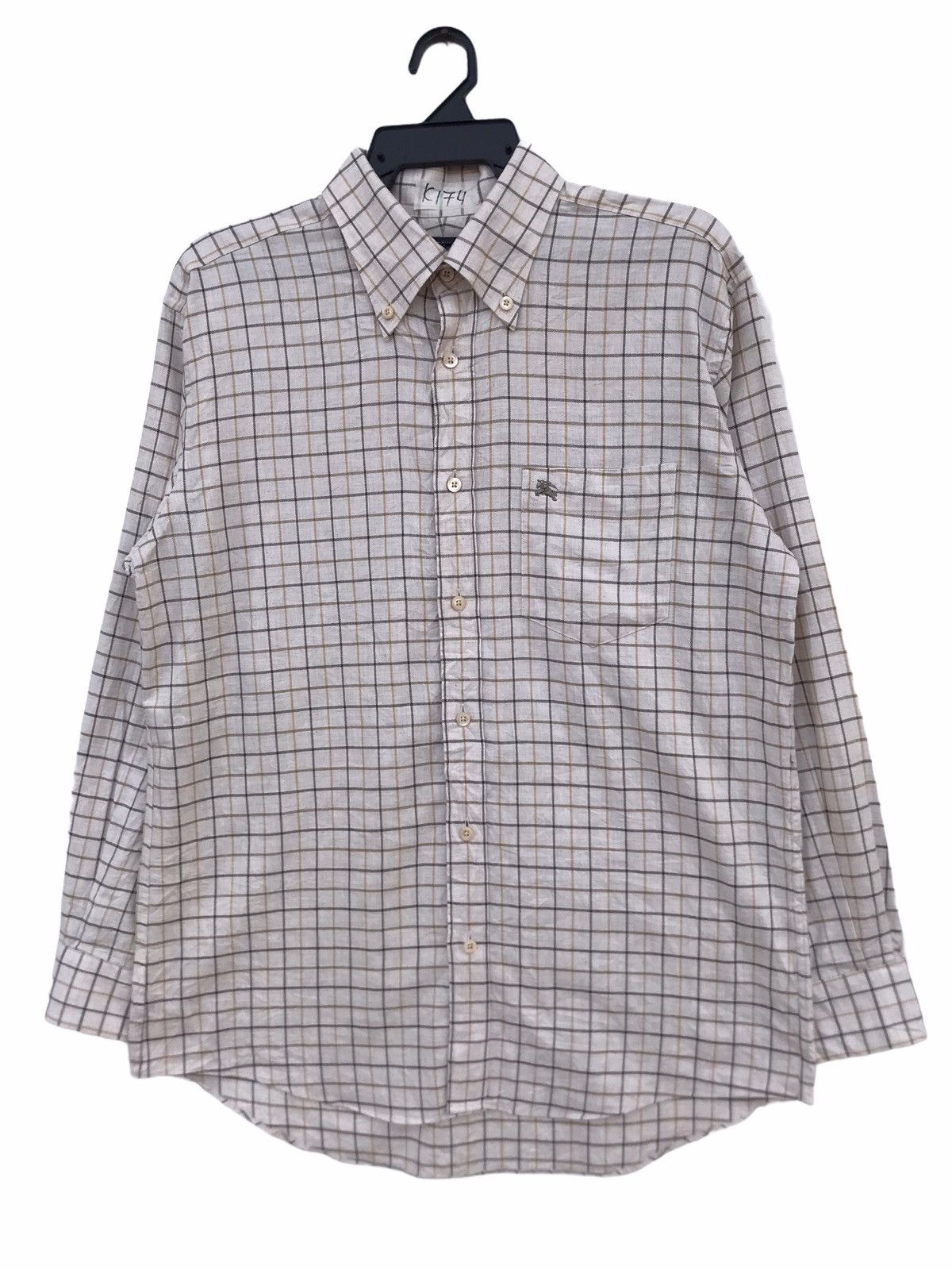 Burberry Vintage Burberry London Plaid Shirt Size US XL / EU 56 / 4 - 1 Thumbnail