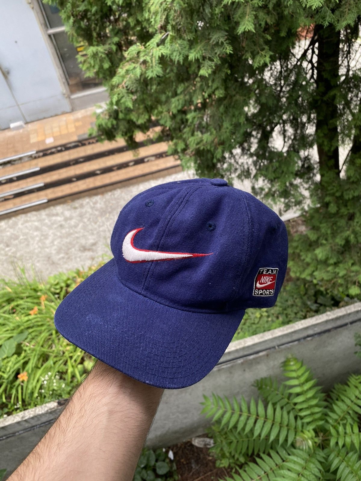 Nike Mens Vintage Nike Team sports Cap streetwear y2k rare drill Size ONE SIZE - 1 Thumbnail