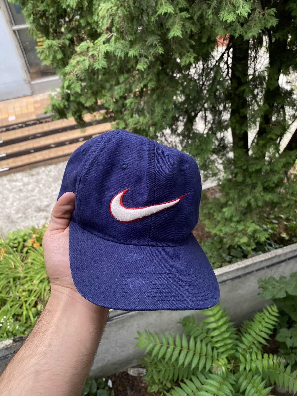 Nike Mens Vintage Nike Team sports Cap streetwear y2k rare drill Size ONE SIZE - 3 Thumbnail