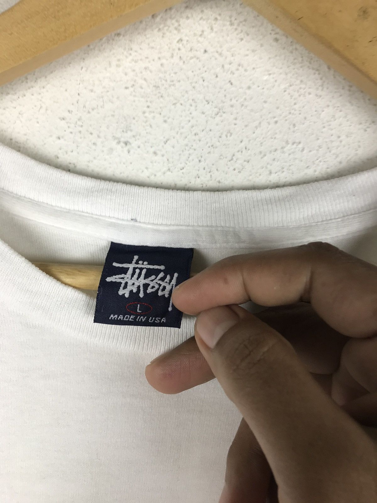 Stussy × Vintage 🔥SALE🔥VINTAGE ACHIEVE STUSSY BIG BOYS MADE IN USA Size US L / EU 52-54 / 3 - 6 Thumbnail