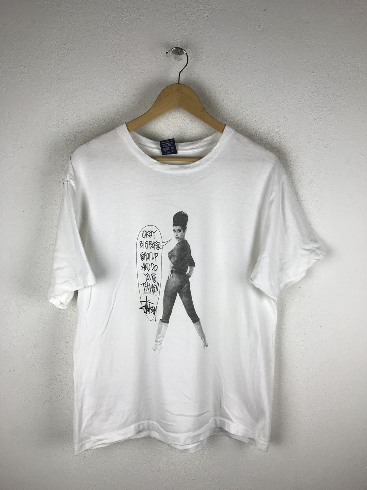 Stussy × Vintage 🔥SALE🔥VINTAGE ACHIEVE STUSSY BIG BOYS MADE IN USA Size US L / EU 52-54 / 3 - 1 Thumbnail