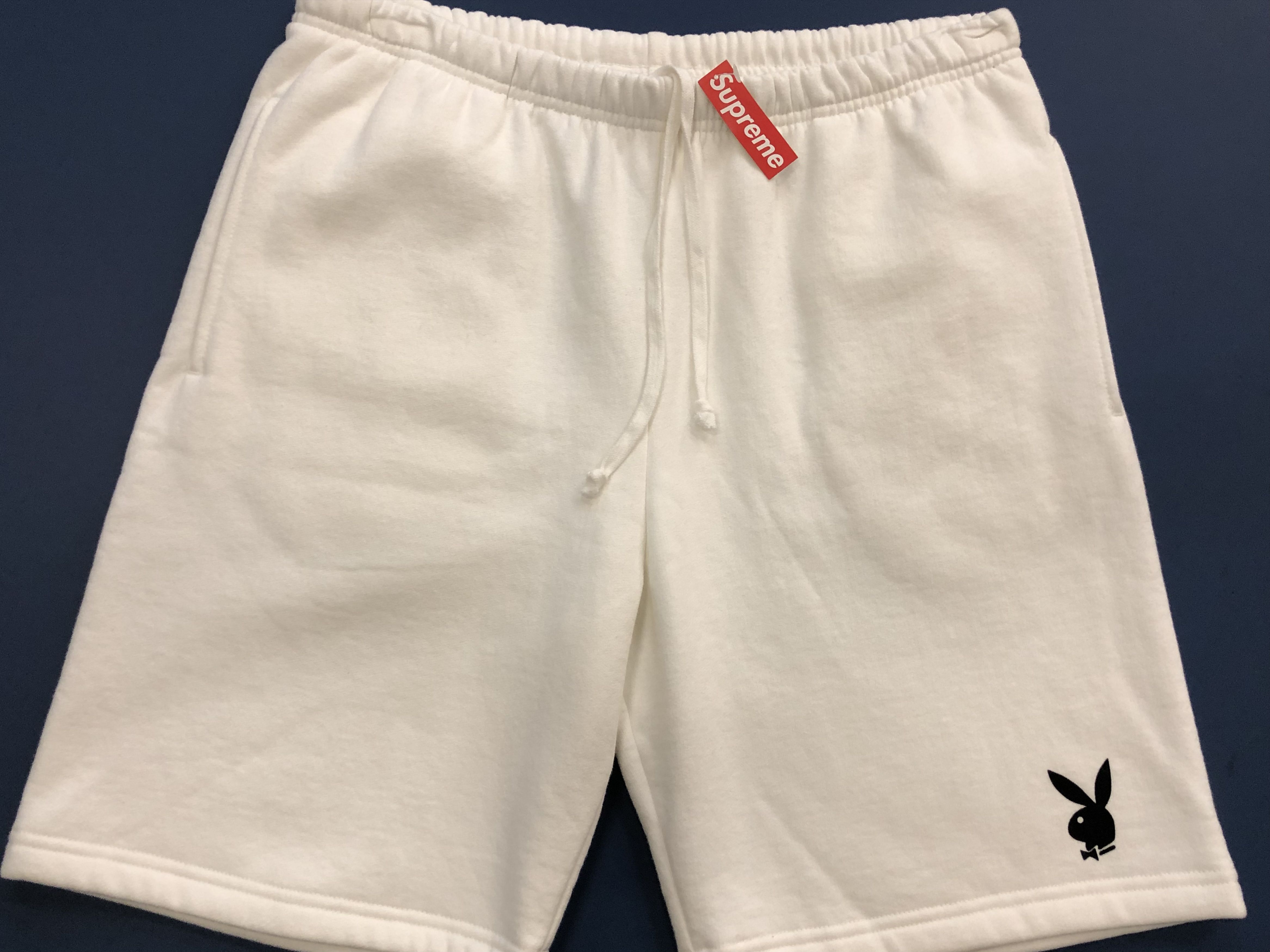 Playboy × Supreme Supreme Playboy White Shorts Never Worn!! Size US 34 / EU 50 - 3 Thumbnail