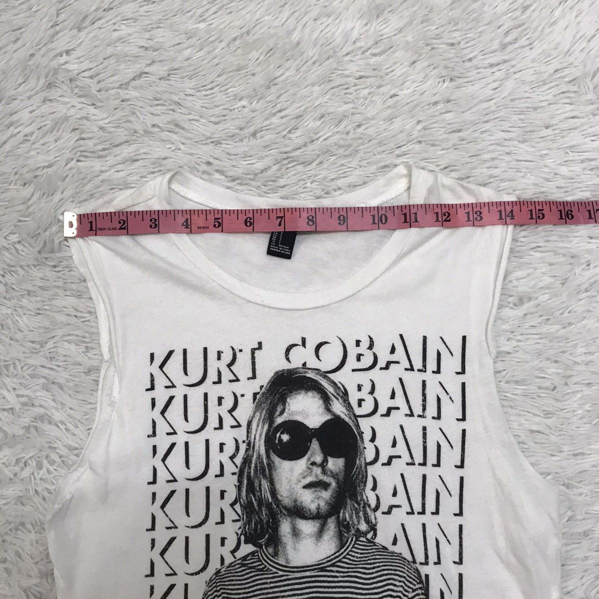 Band Tees Kurt Cobain Nirvana 2012 The End Of Music Sleeveless Tee Size US S / EU 44-46 / 1 - 7 Thumbnail