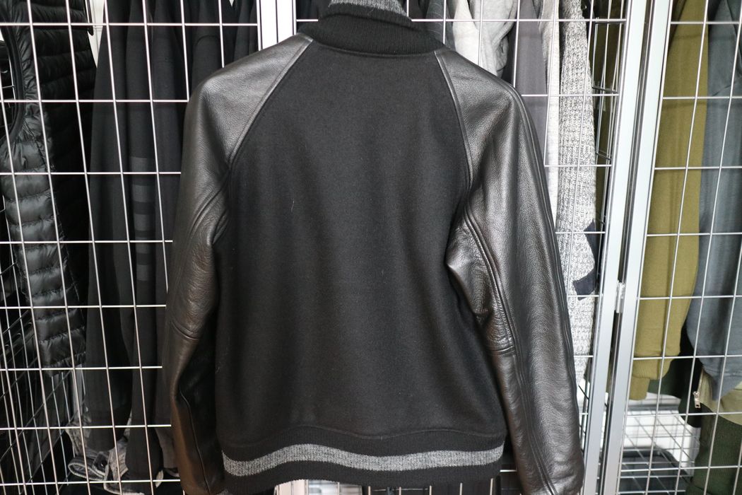 Monitaly Raglan Zipper Leather Jacket | Grailed