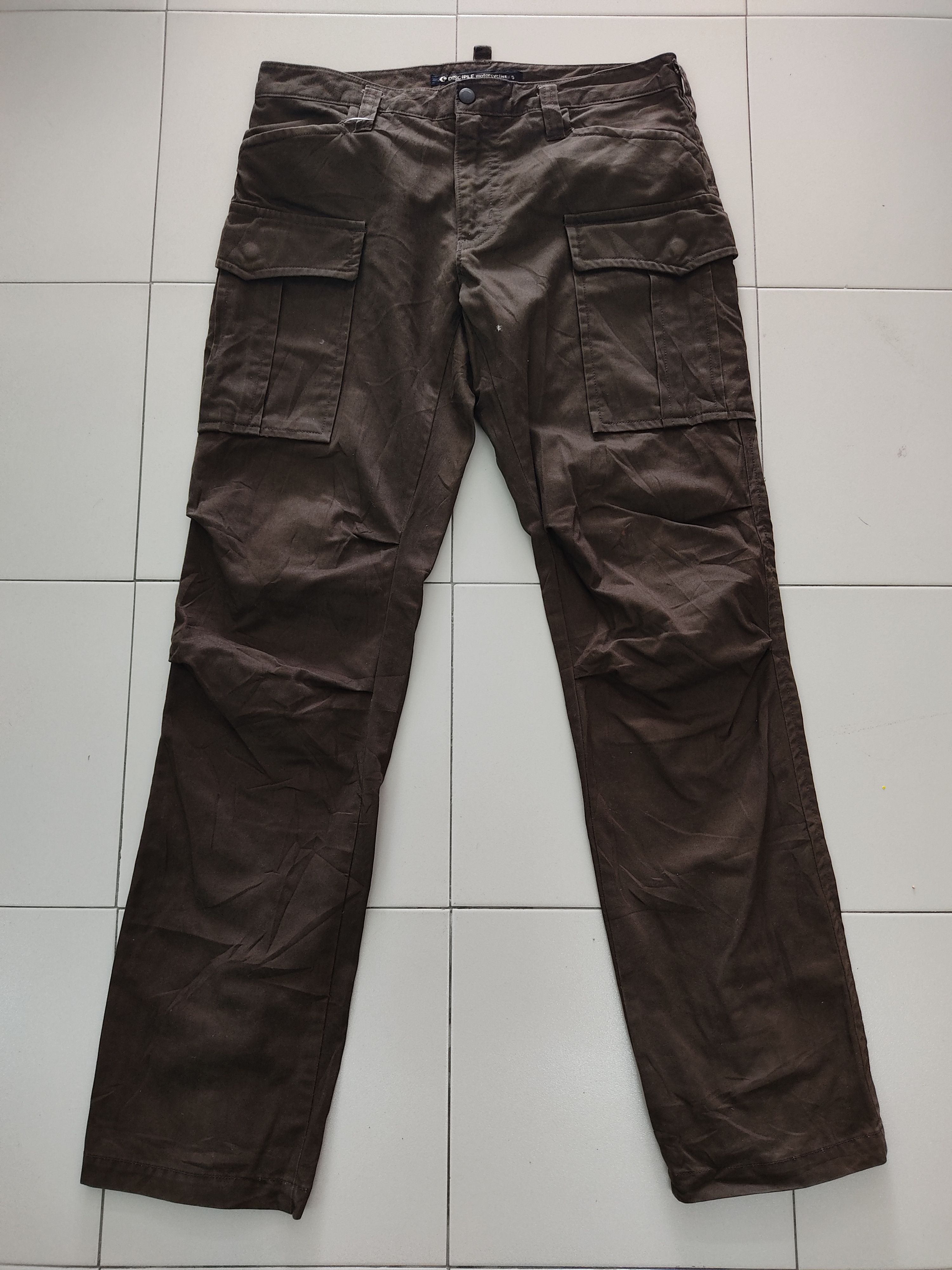 Japanese Brand Disciple Motorcyclist Multipocket Utility Cargo Pant Pants Size US 34 / EU 50 - 1 Thumbnail