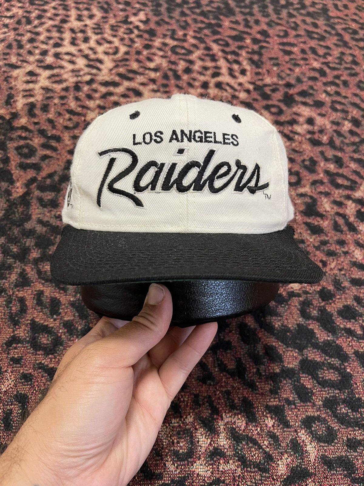 Los Angeles Raiders Snapback Sports Specialties Script Wool