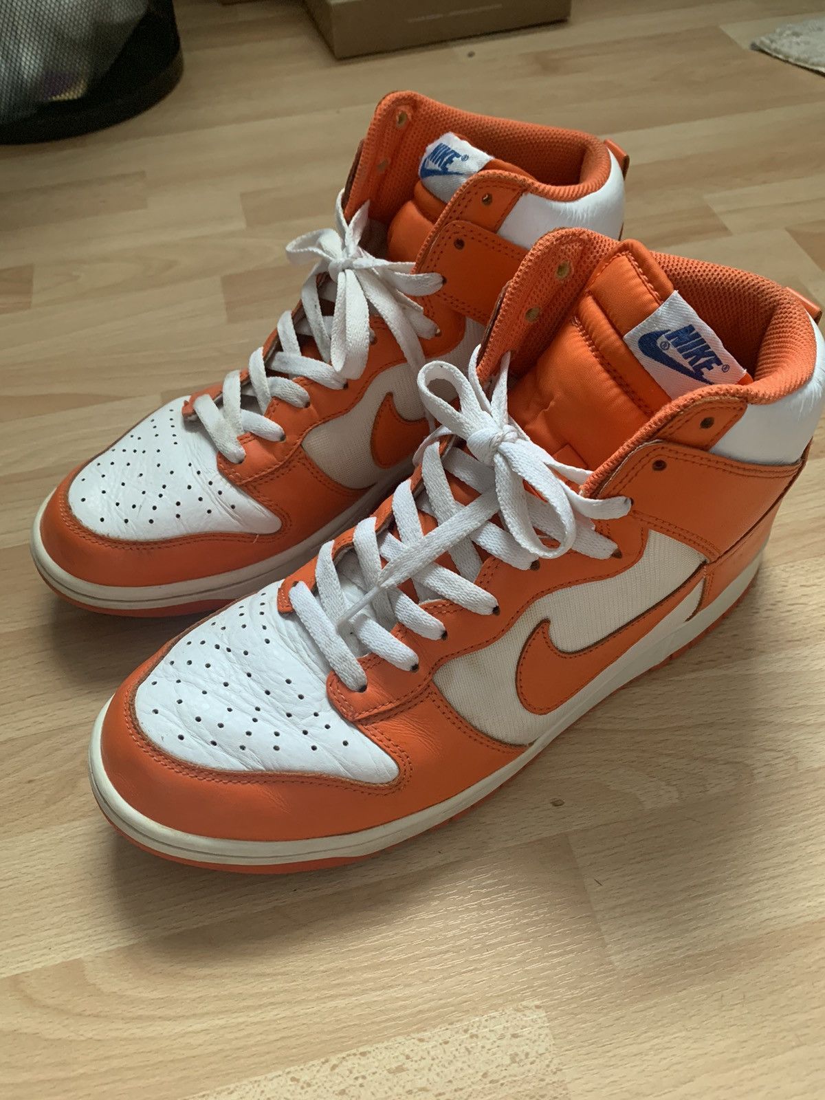Nike Nike dunk high Syracuse orange blaze - blue varsity Size US 10.5 / EU 43-44 - 2 Thumbnail