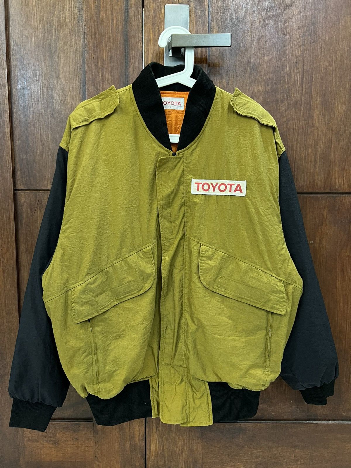 Japanese Brand × Sports Specialties × Vintage 🇯🇵 TOYOTA Racing MA-1 Bomber Archive Jacket Size US L / EU 52-54 / 3 - 2 Thumbnail