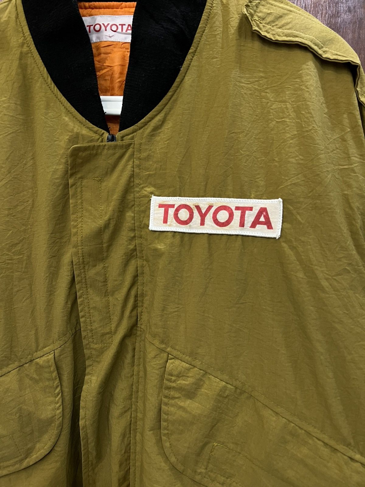 Japanese Brand × Sports Specialties × Vintage 🇯🇵 TOYOTA Racing MA-1 Bomber Archive Jacket Size US L / EU 52-54 / 3 - 4 Thumbnail