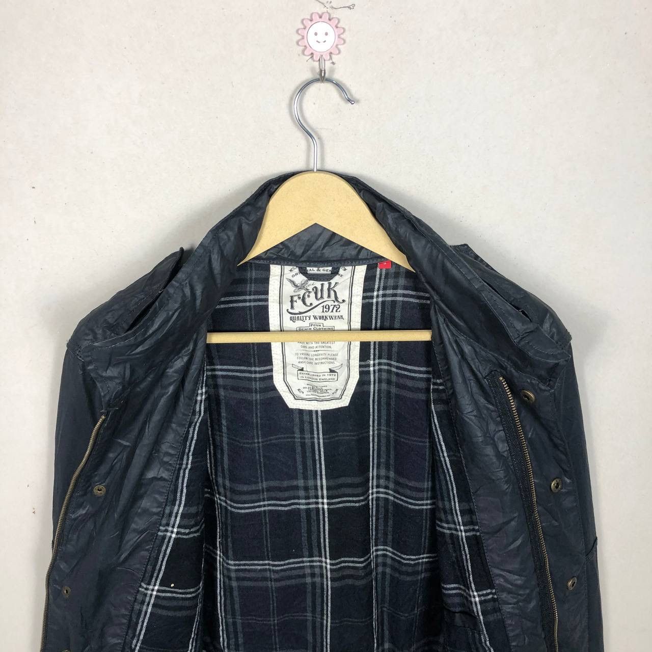FCUK FCUK Workwear Denim Clothing Multipocket Wind Black Jacket Size US M / EU 48-50 / 2 - 8 Thumbnail