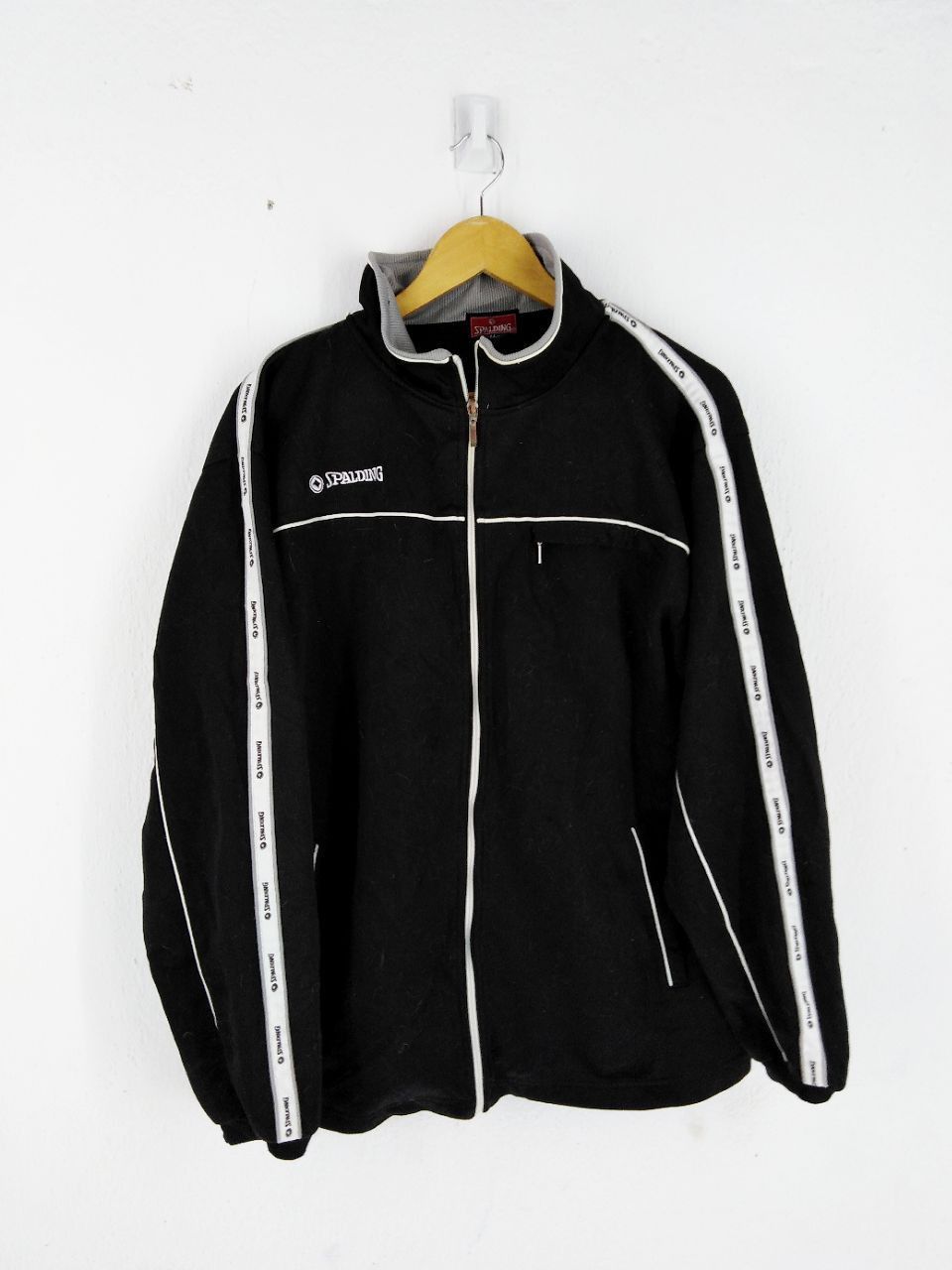 image of Track Jacket Spalding in Black, Men's (Size XL)