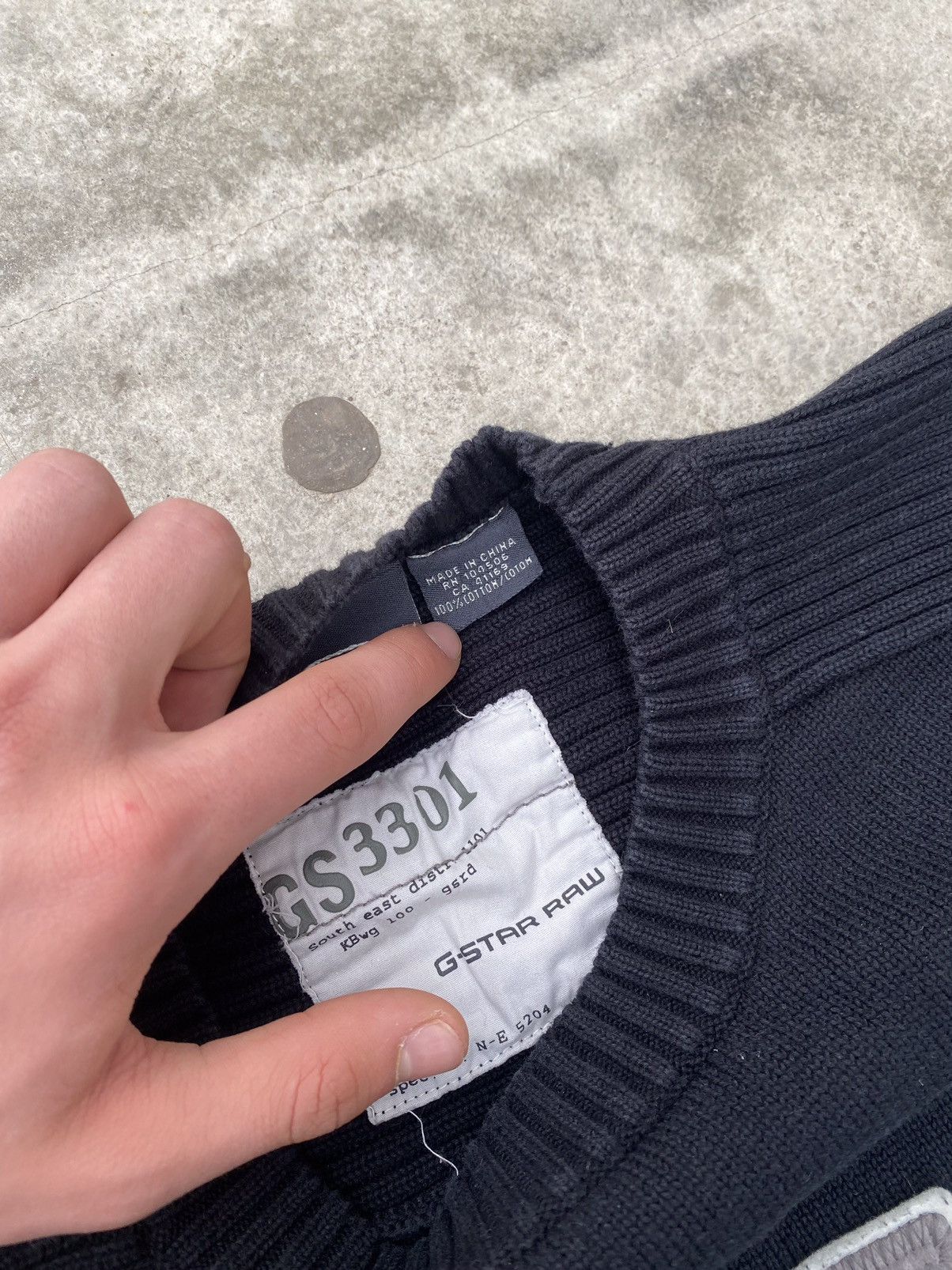G-Star Vintage G-star Raw Big Logo Sweater y2k Size US L / EU 52-54 / 3 - 5 Thumbnail