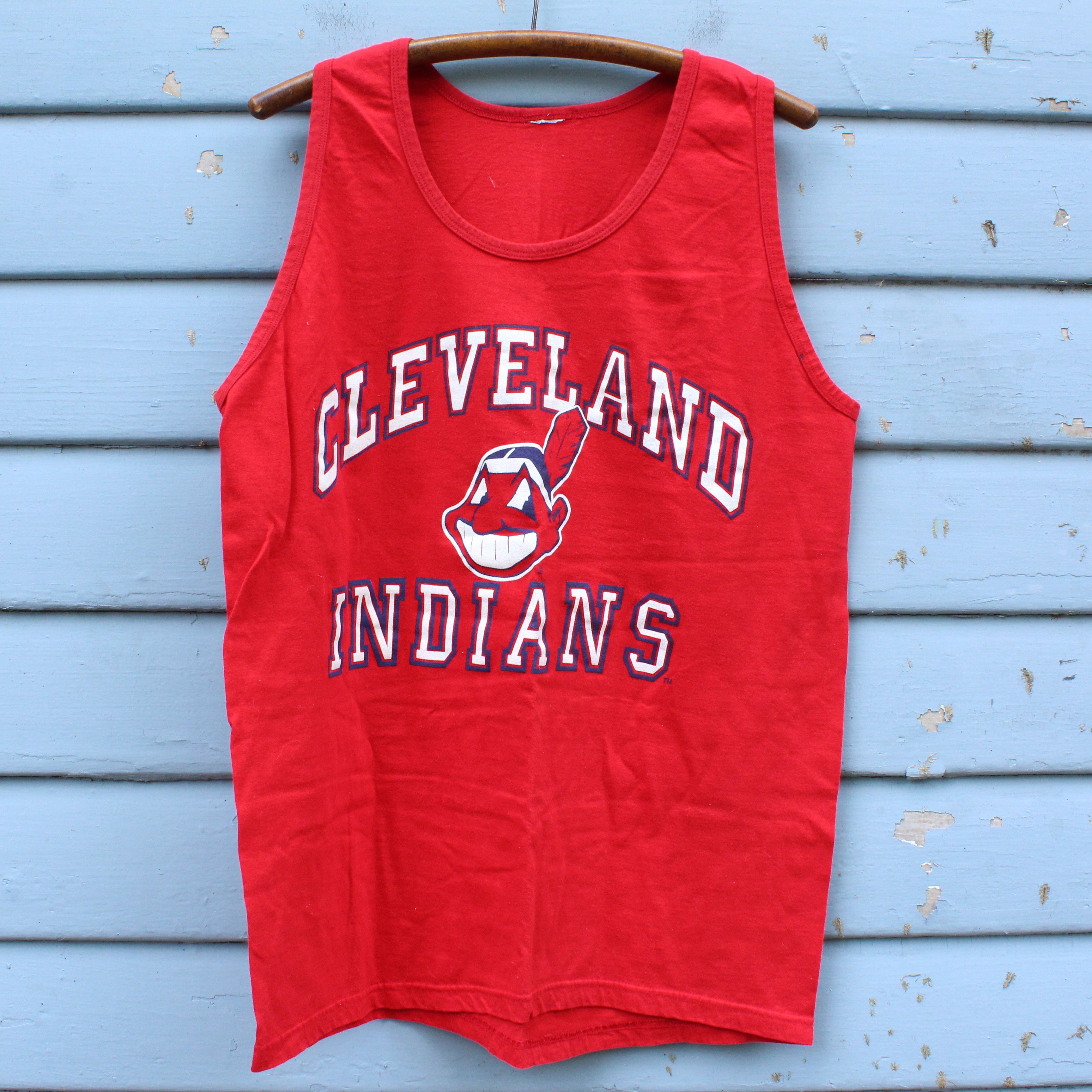 Cleveland Indians MLB BASEBALL SUPER VINTAGE 1990s Size 2XL XXL