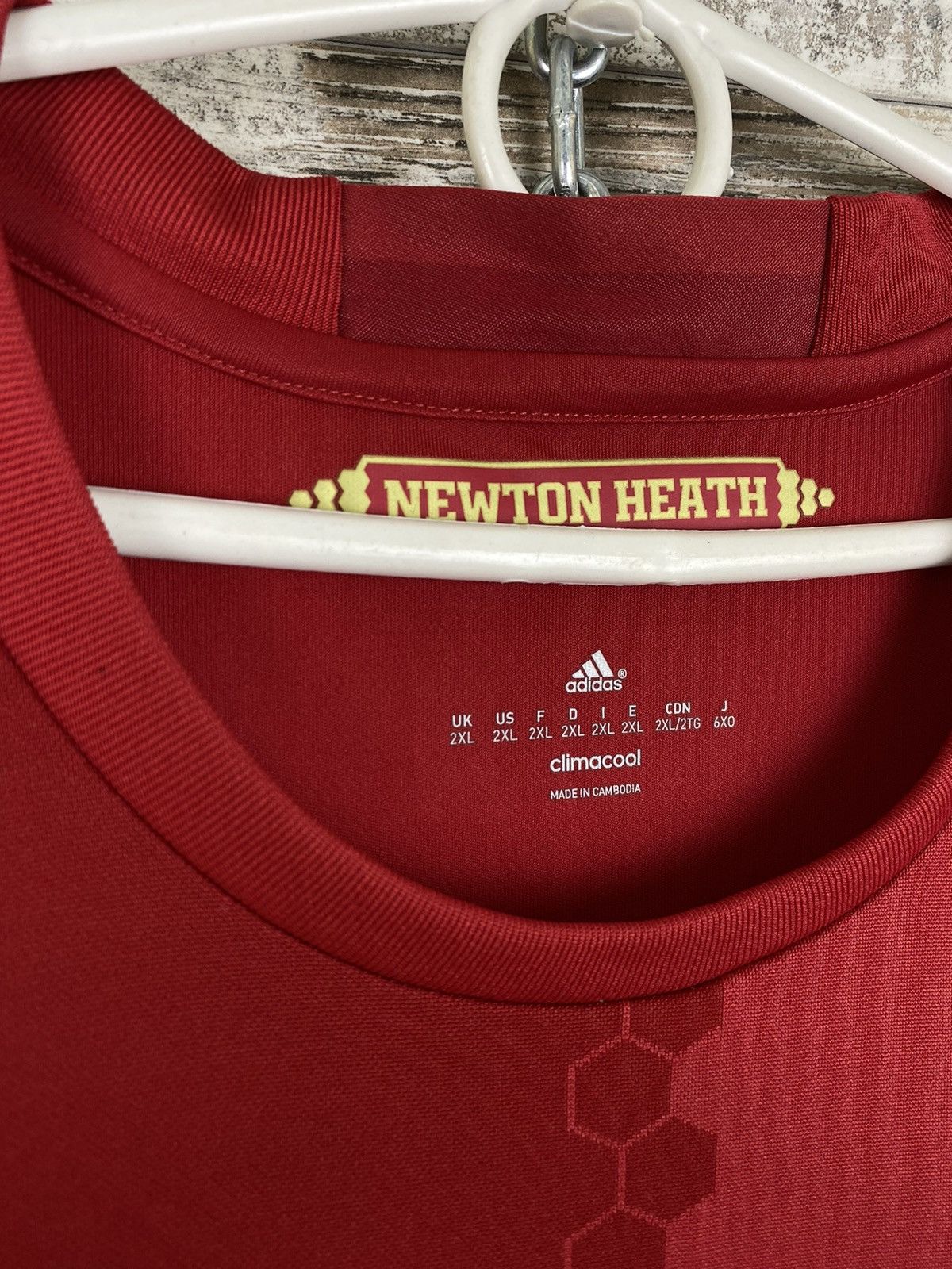 Adidas Mens Vintage Adidas FC Manchester United T Shirt jersey tee Size US XL / EU 56 / 4 - 3 Thumbnail