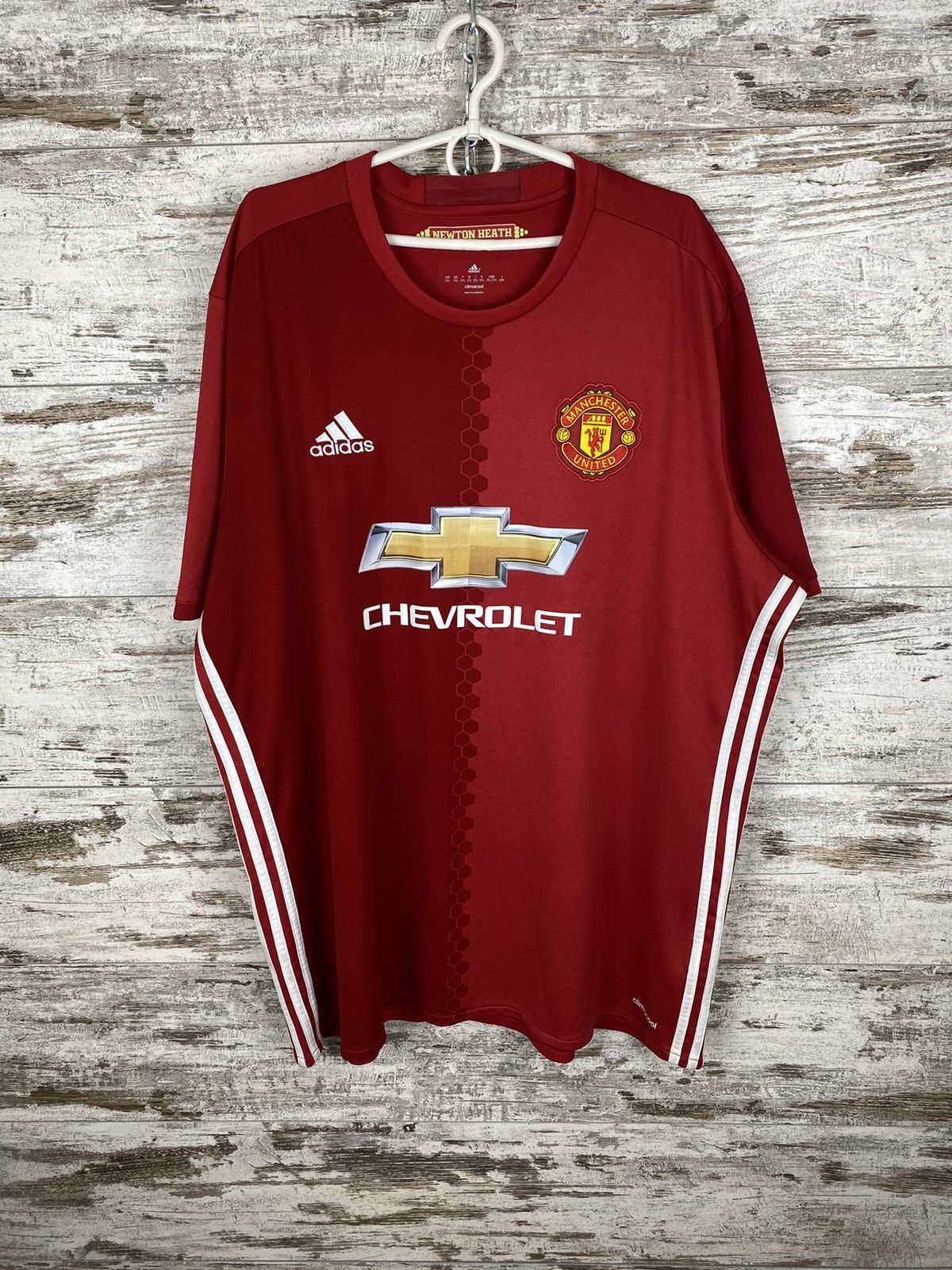 Adidas Mens Vintage Adidas FC Manchester United T Shirt jersey tee Size US XL / EU 56 / 4 - 1 Thumbnail