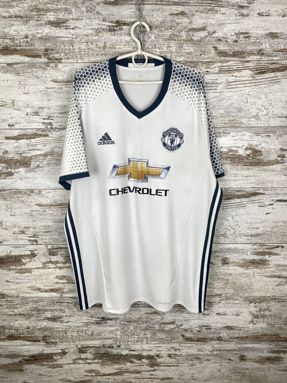 Adidas Mens Vintage Adidas FC Manchester United T Shirt jersey tee Size US XL / EU 56 / 4 - 1 Thumbnail