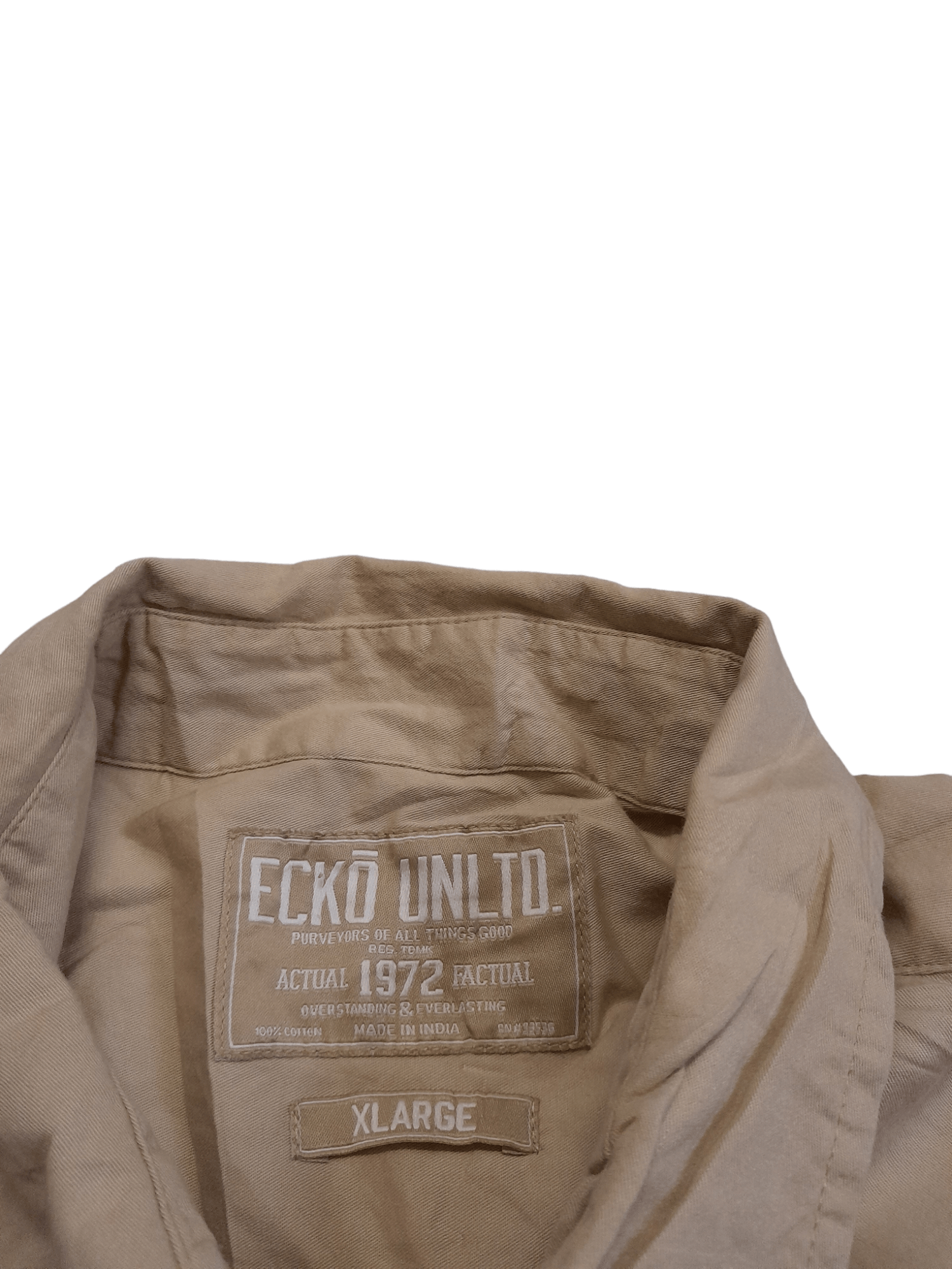 Ecko Unltd. Ecko Unltd. Actual Factual Series Oversized Shirt (E892) Size US XL / EU 56 / 4 - 7 Thumbnail