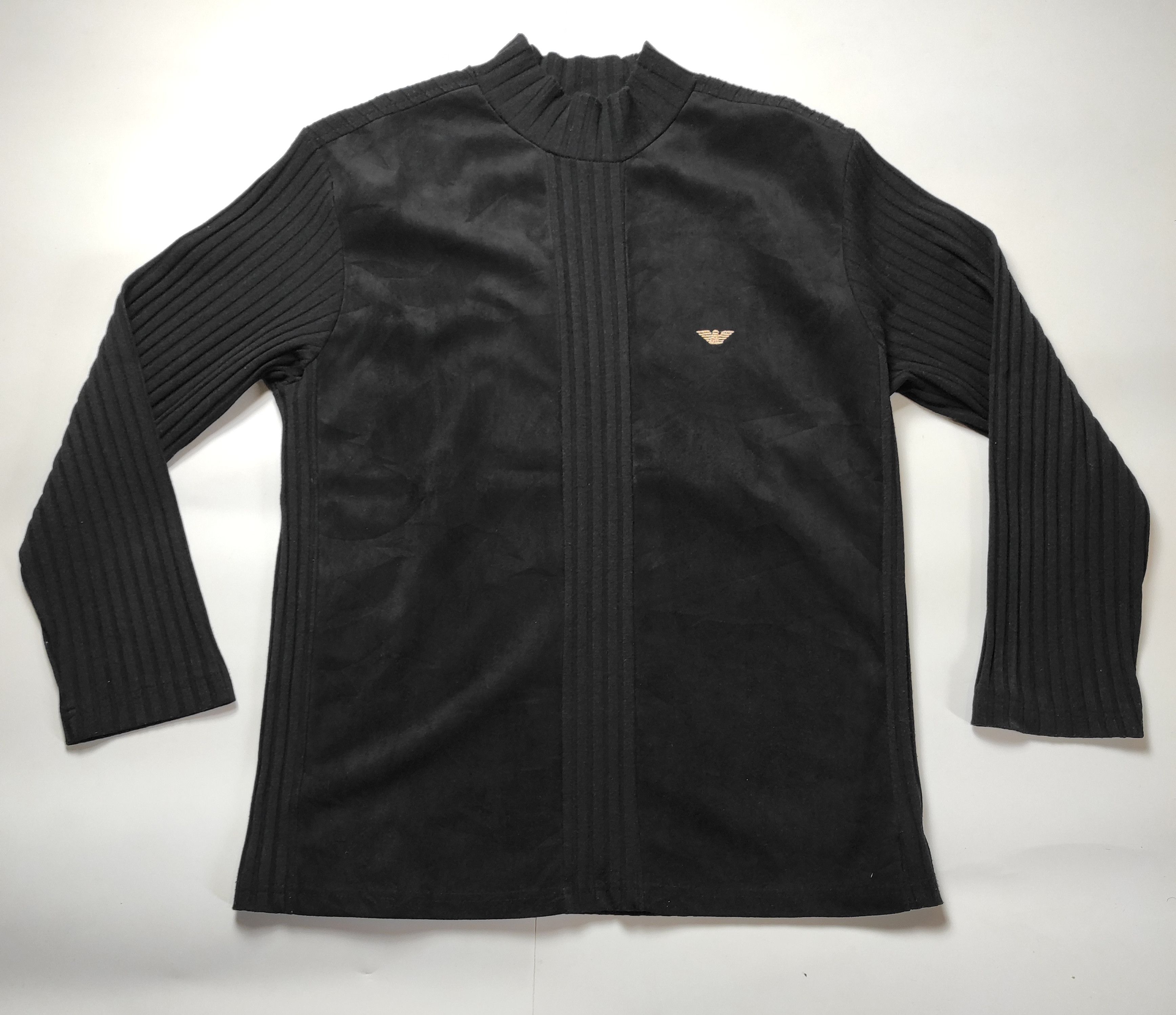 Armani Beautiful Luxury Emporio Armani longsleeve velvet mix Size US M / EU 48-50 / 2 - 1 Thumbnail
