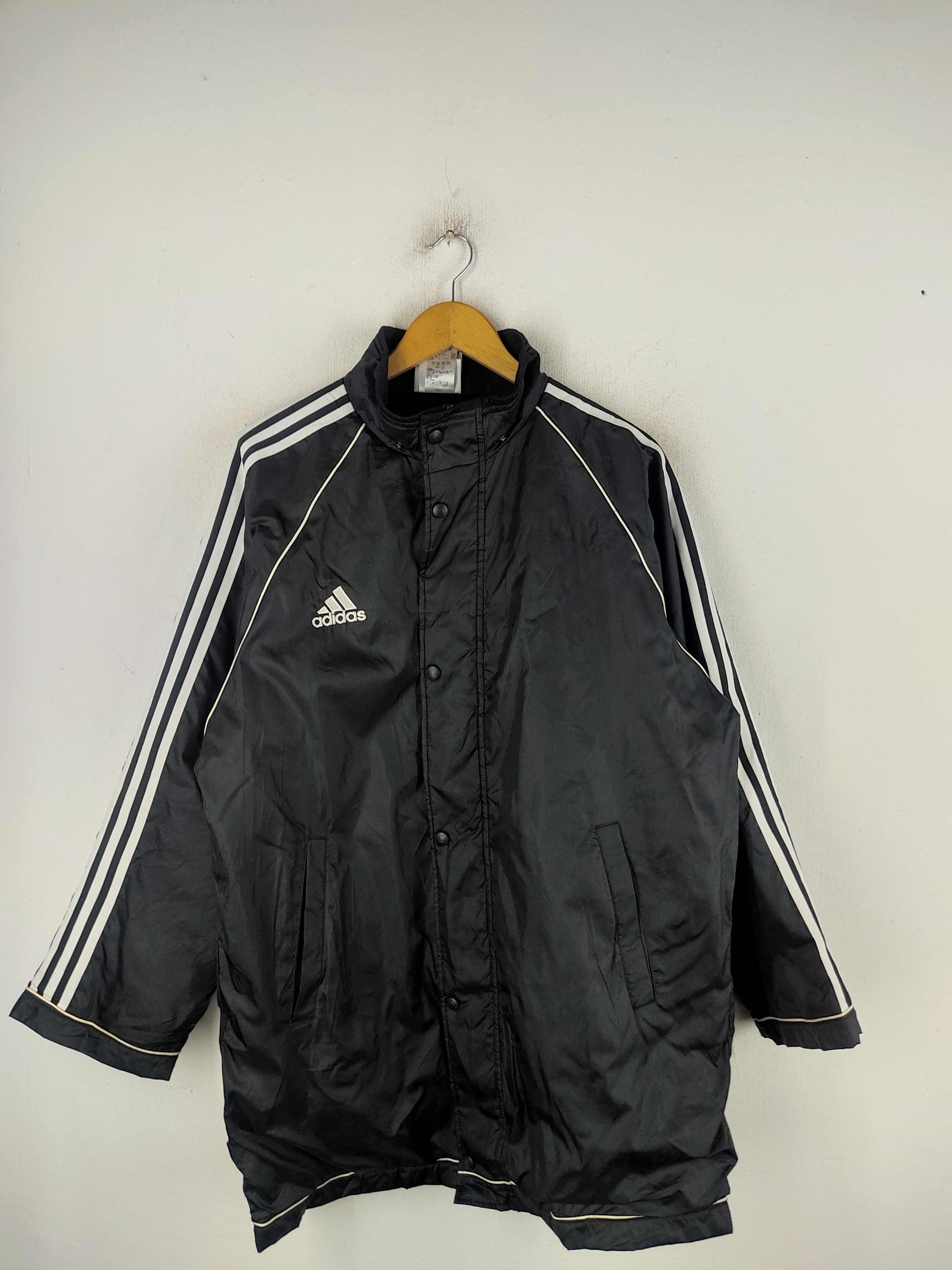 Adidas Black Raincoat Adidas Size US M / EU 48-50 / 2 - 1 Thumbnail
