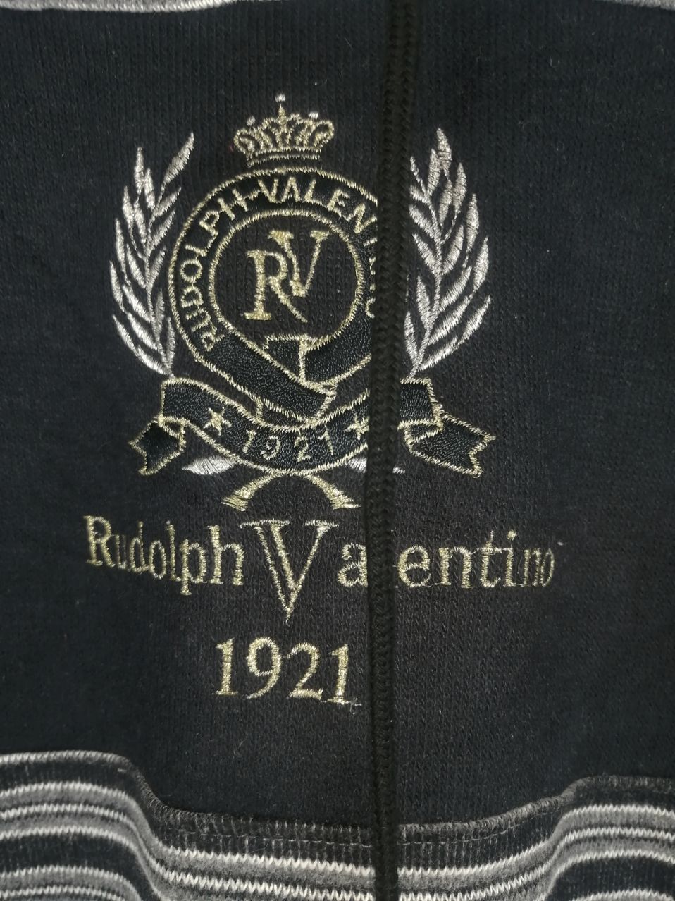 Japanese Brand × Vintage RARE STRIPE VALENTINO SWEATSHIRT Size US L / EU 52-54 / 3 - 4 Thumbnail