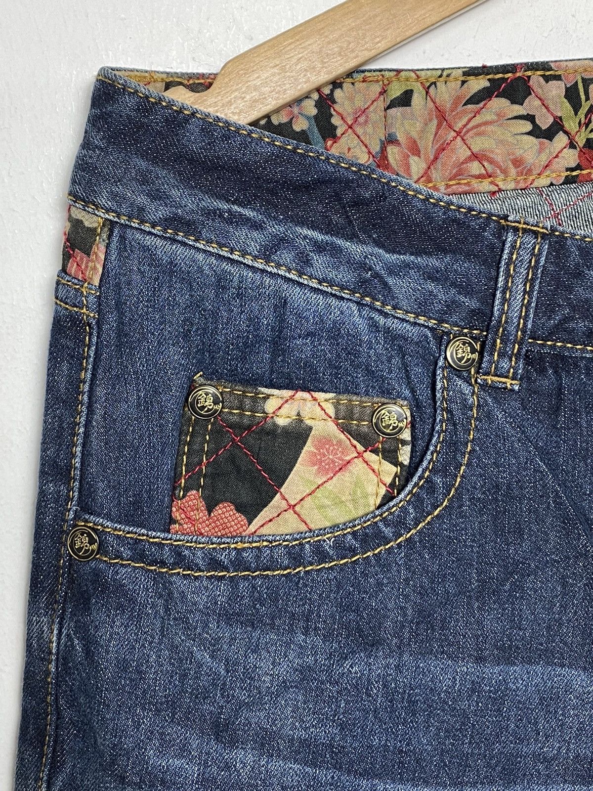 Japanese Brand Vintage Sukajan Embroidered Denim Size US 32 / EU 48 - 6 Thumbnail
