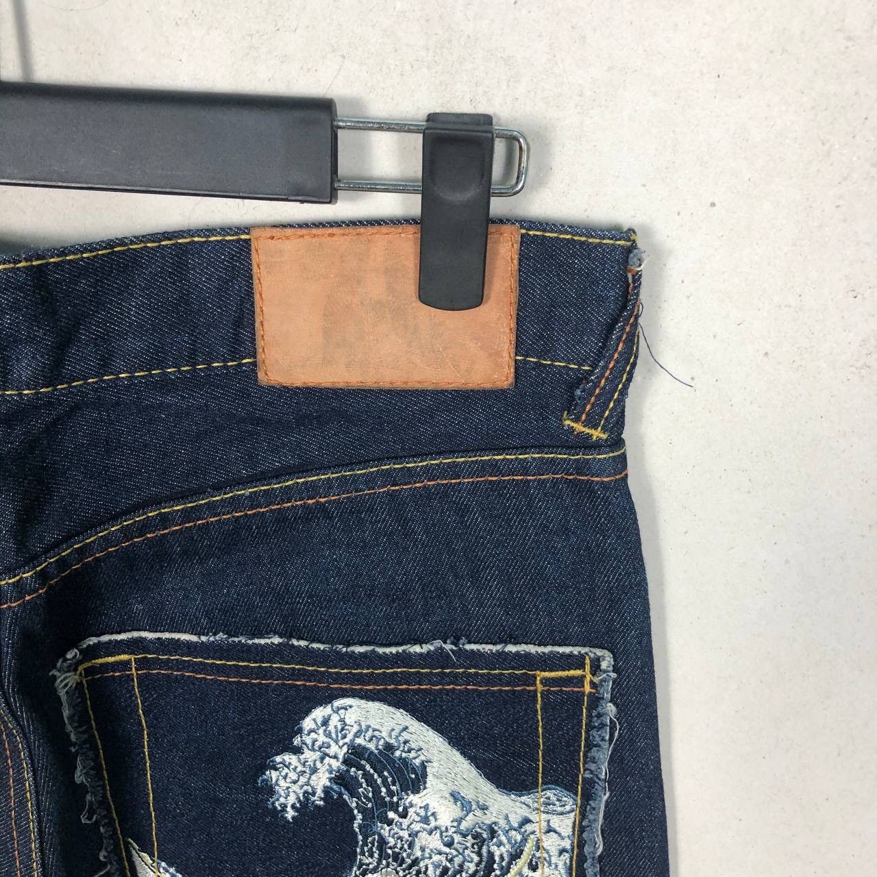 20471120 × Japanese Brand Japan Funky Monks Denim Embroidered Pockets Jeans Size US 31 - 7 Thumbnail