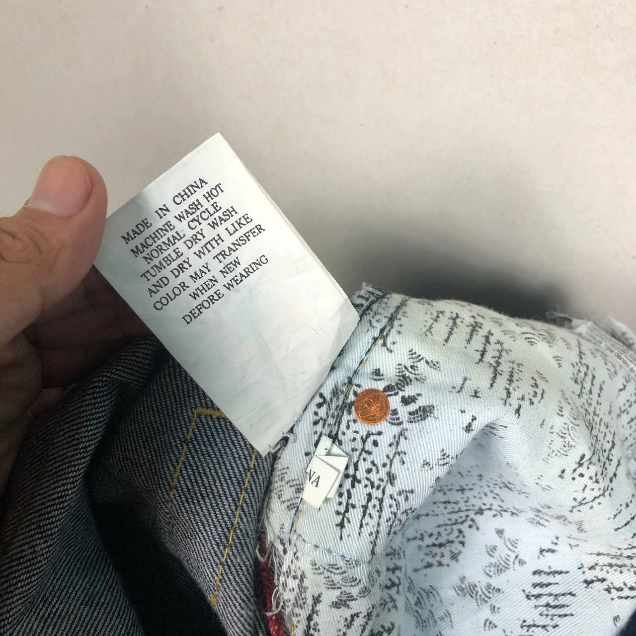 20471120 × Japanese Brand Japan Funky Monks Denim Embroidered Pockets Jeans Size US 31 - 13 Thumbnail