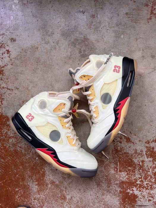 off white jordan 5 retail price