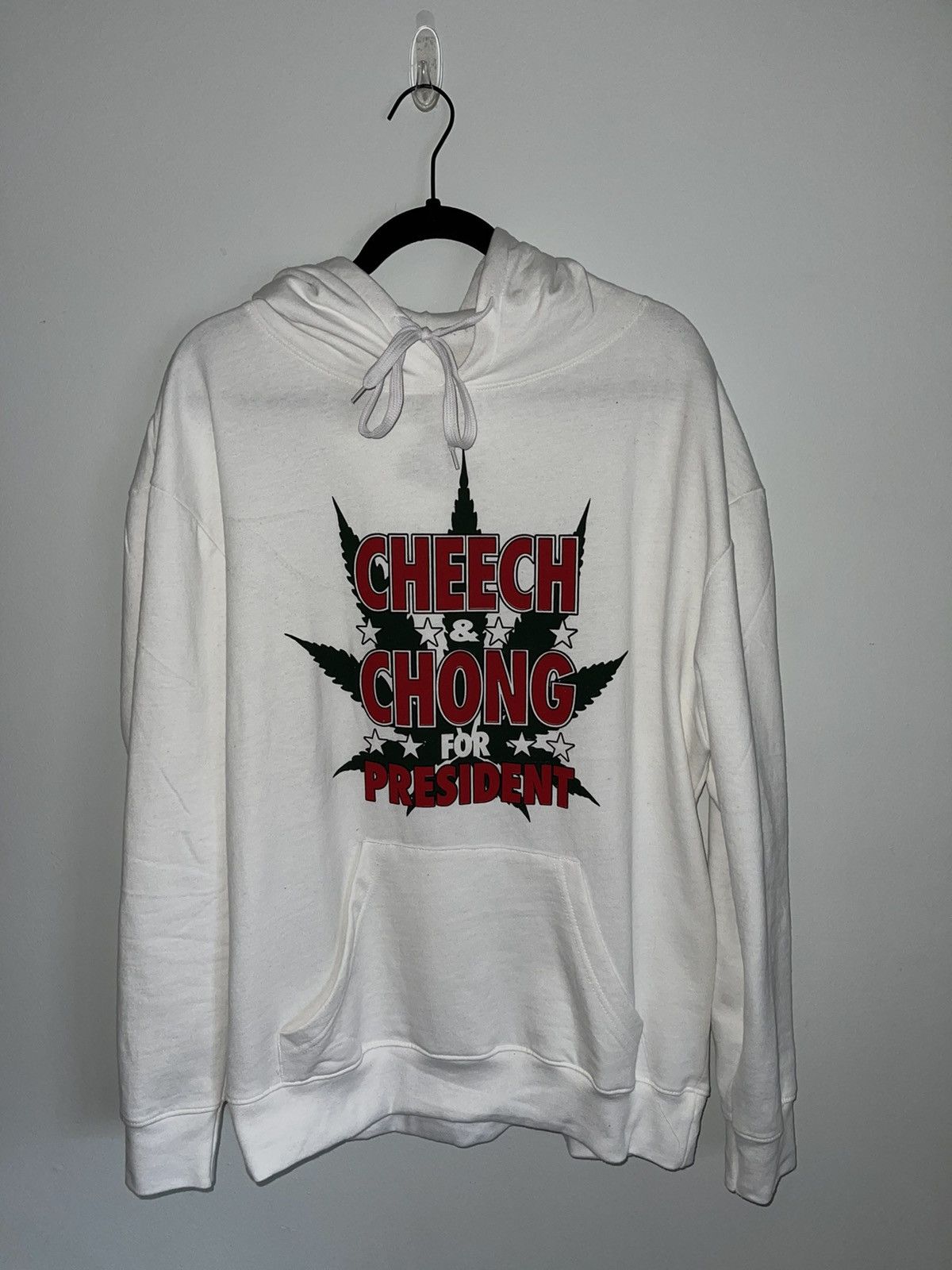 Vintage Cheech & Chong For President hoodie Size US L / EU 52-54 / 3 - 1 Thumbnail