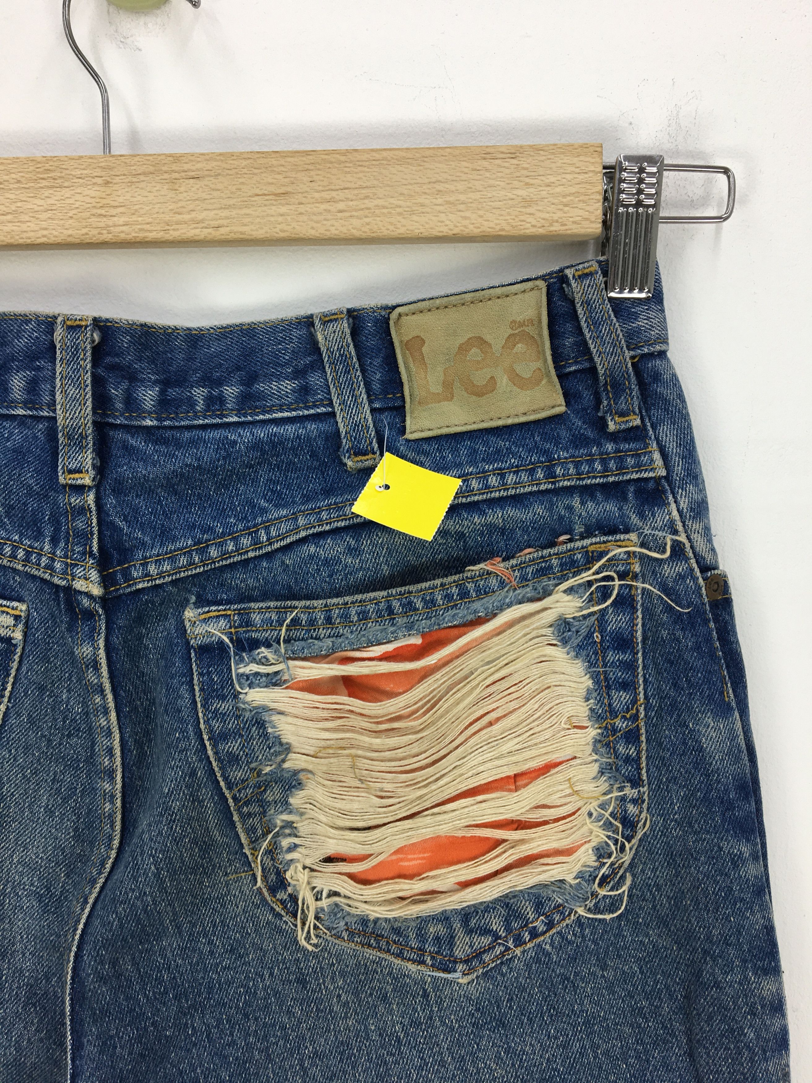 Lee Vintage Lee Jeans Distressed Jeans Denim Pants Checkered Size US 32 / EU 48 - 6 Thumbnail