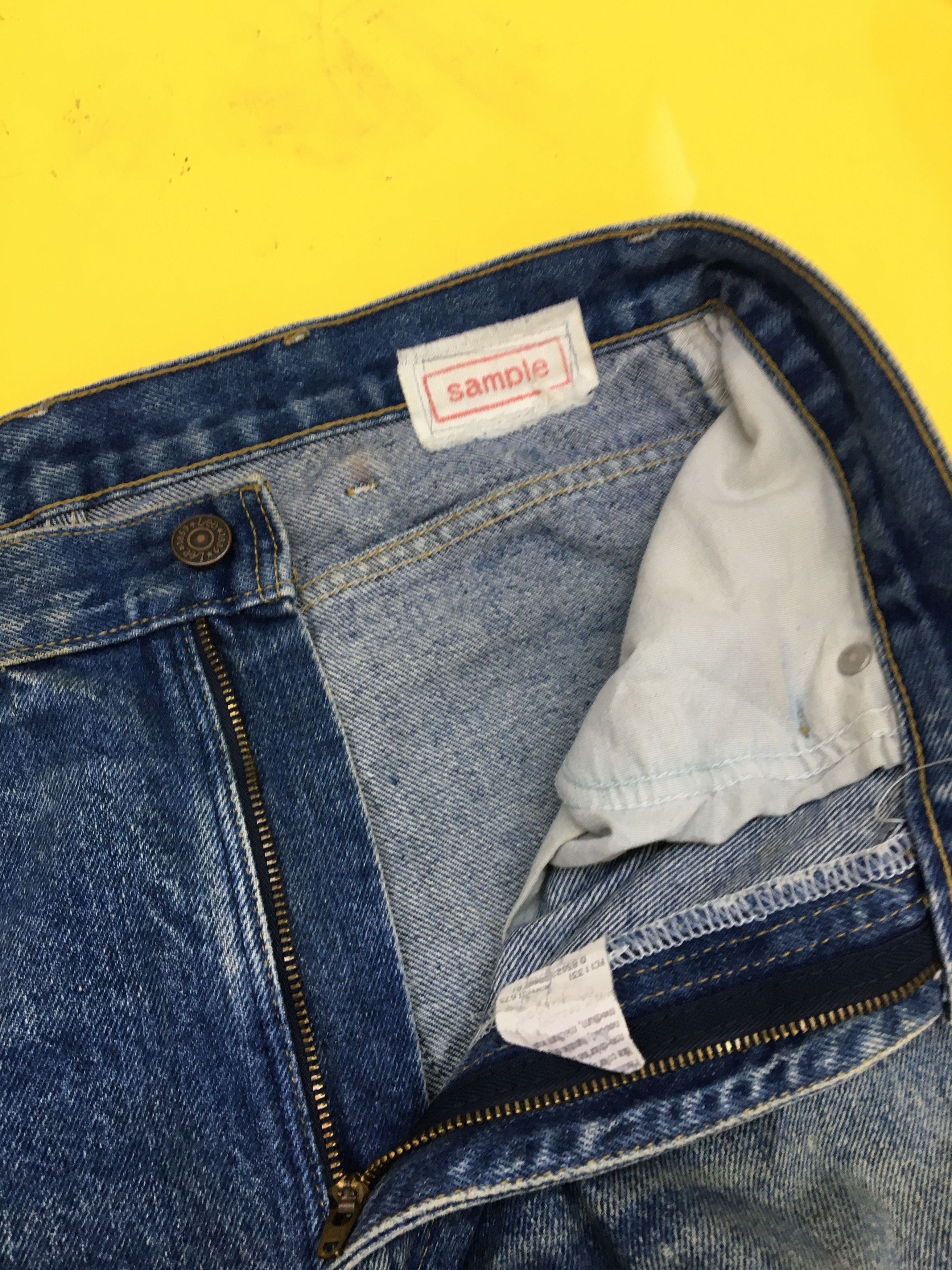 Lee Vintage Lee Jeans Distressed Jeans Denim Pants Checkered Size US 32 / EU 48 - 10 Thumbnail