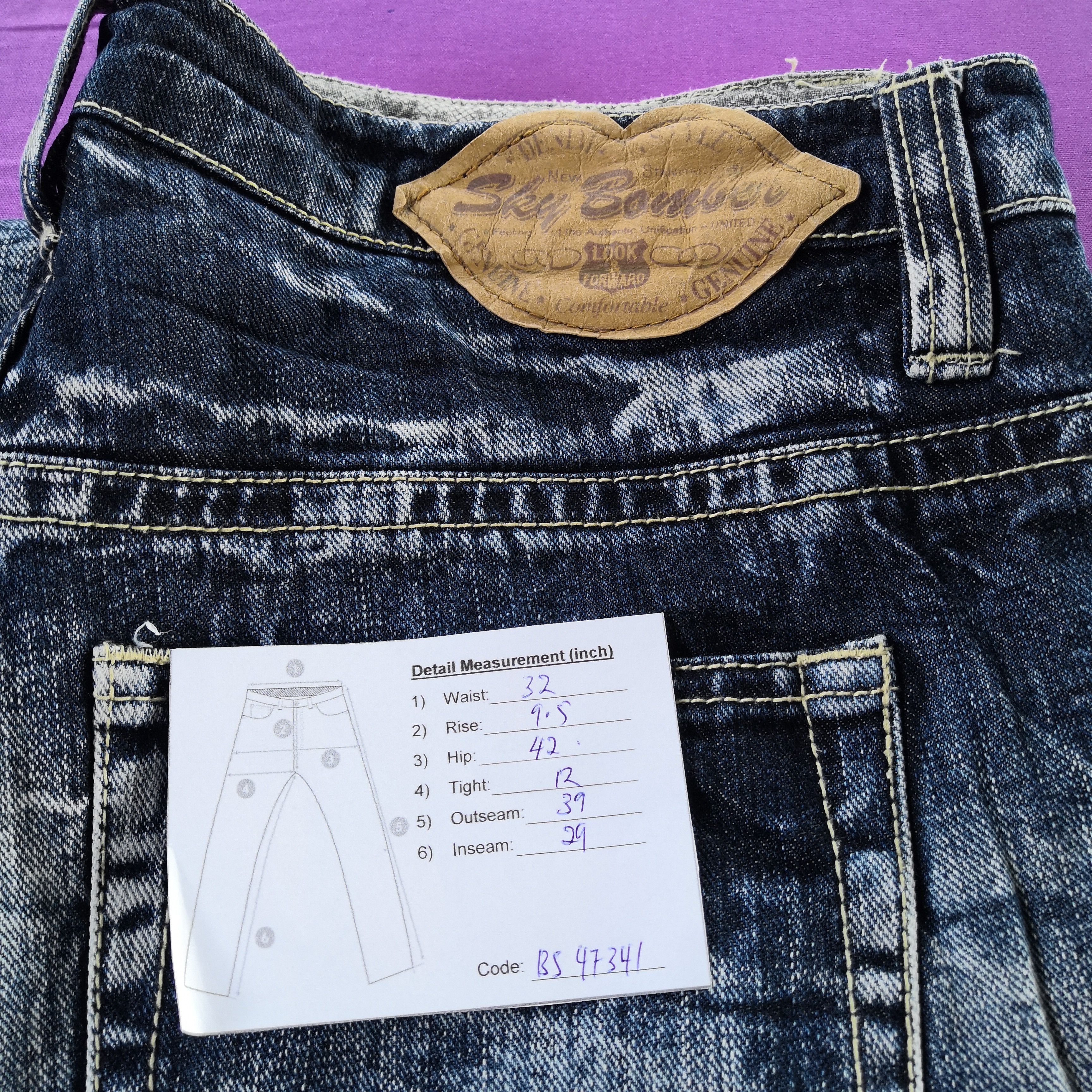 If Six Was Nine Grunge Japanese Distressed Jeans Japanese Avant Garde Denim Size US 32 / EU 48 - 11 Thumbnail