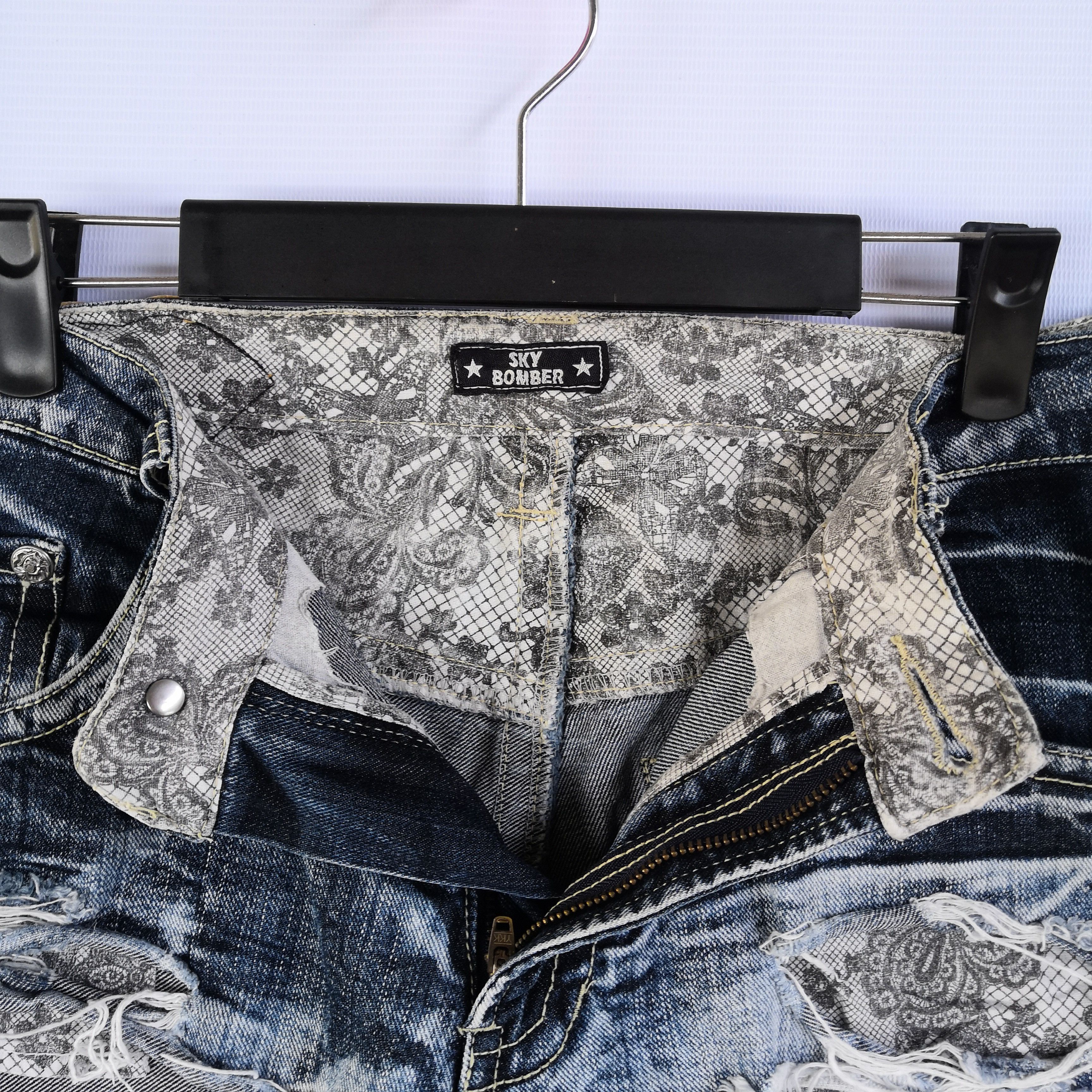 If Six Was Nine Grunge Japanese Distressed Jeans Japanese Avant Garde Denim Size US 32 / EU 48 - 9 Thumbnail