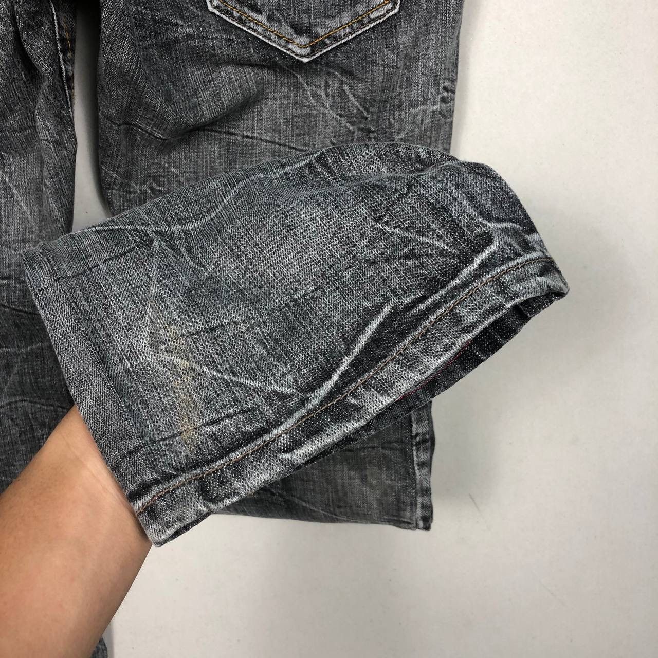 Japanese Brand B.S Raw Limited Edition Trash Punk Jeans Size US 34 / EU 50 - 10 Thumbnail