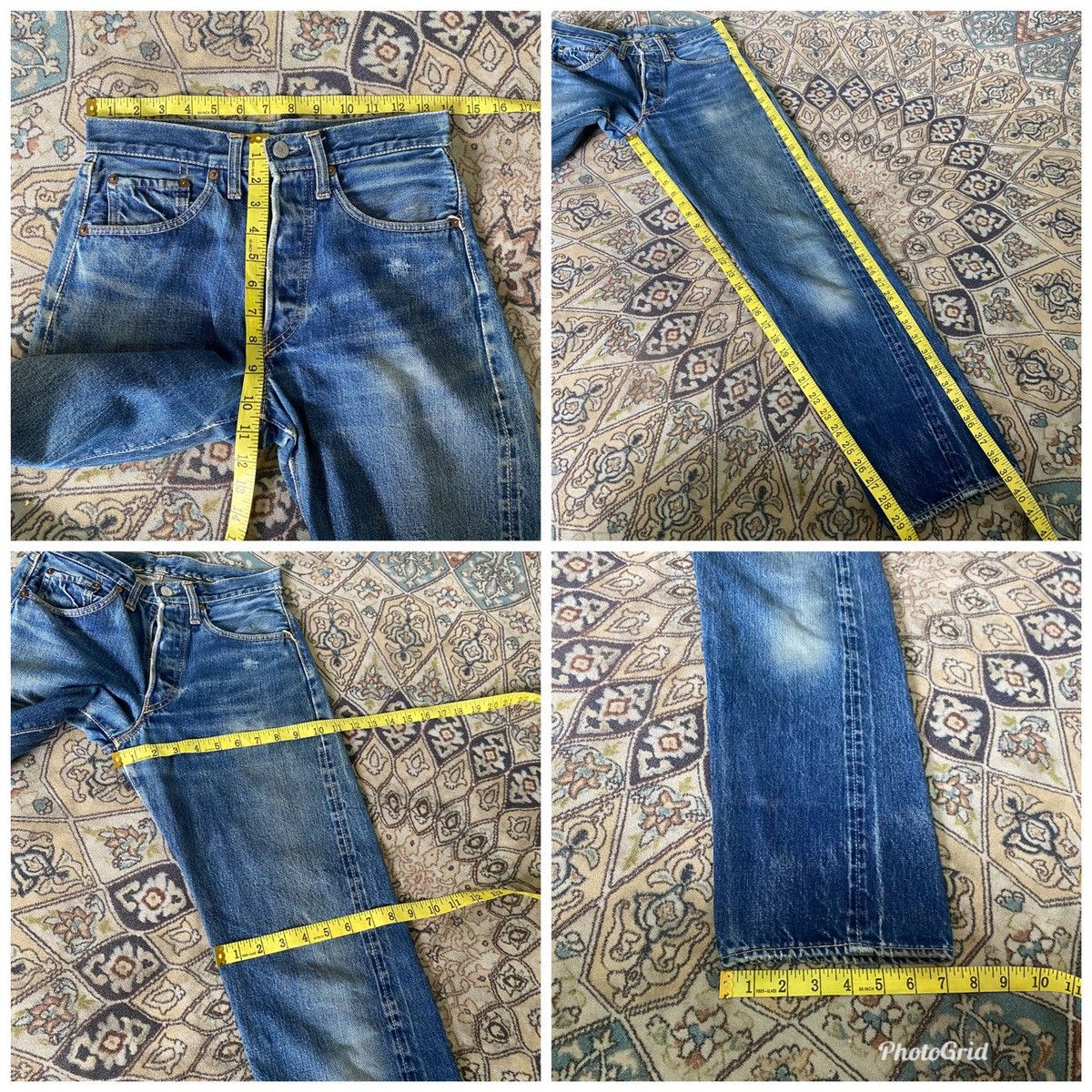 Levi's Vintage 60s Levis Big E Hidden Rivets Redline Jeans Size US 28 / EU 44 - 24 Thumbnail
