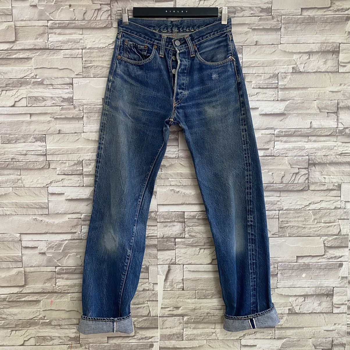 Levi's Vintage 60s Levis Big E Hidden Rivets Redline Jeans Size US 28 / EU 44 - 3 Thumbnail
