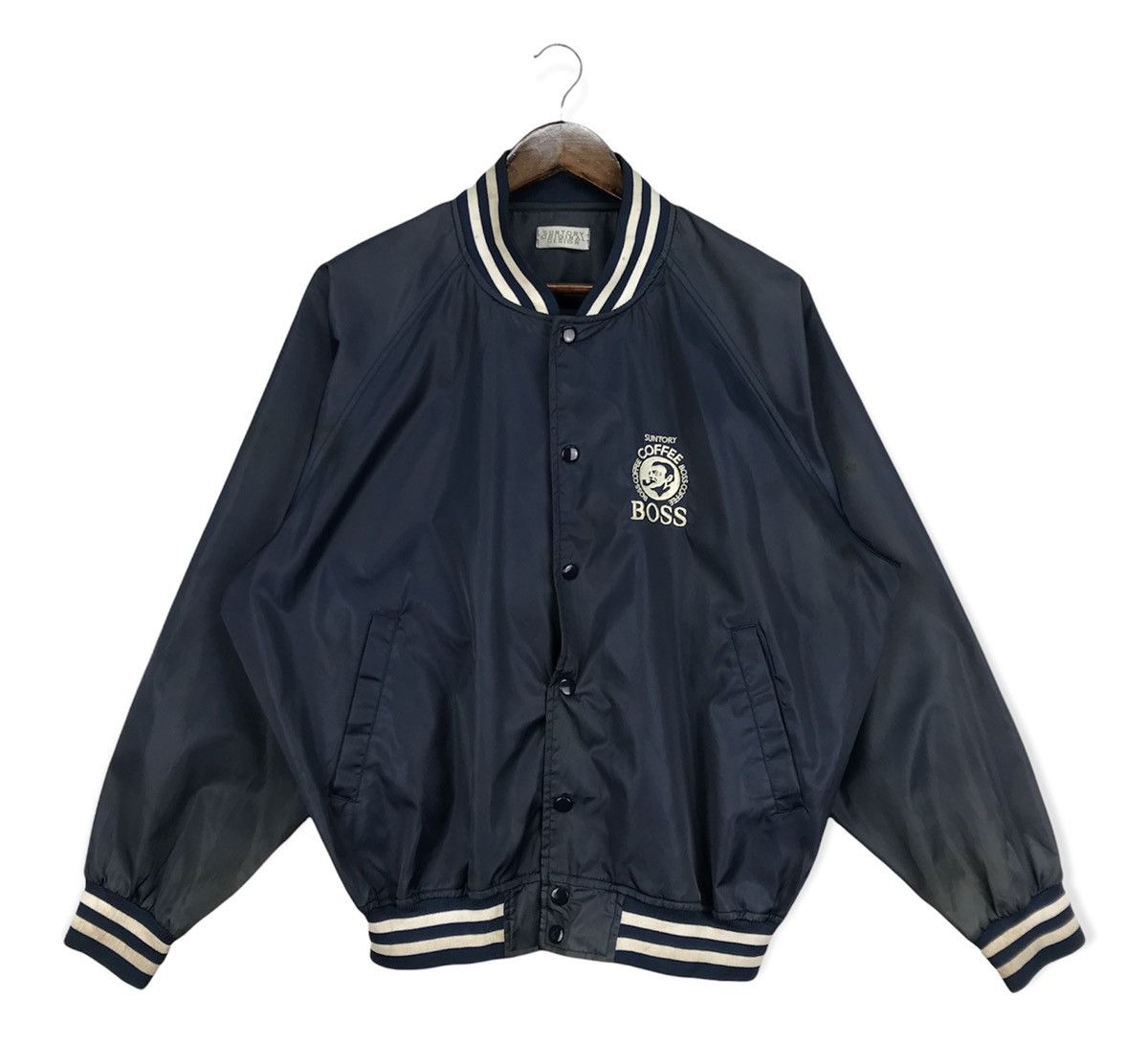 Japanese Brand Vintage Suntory Coffee Boss Bomber Jacket Size US XL / EU 56 / 4 - 1 Thumbnail
