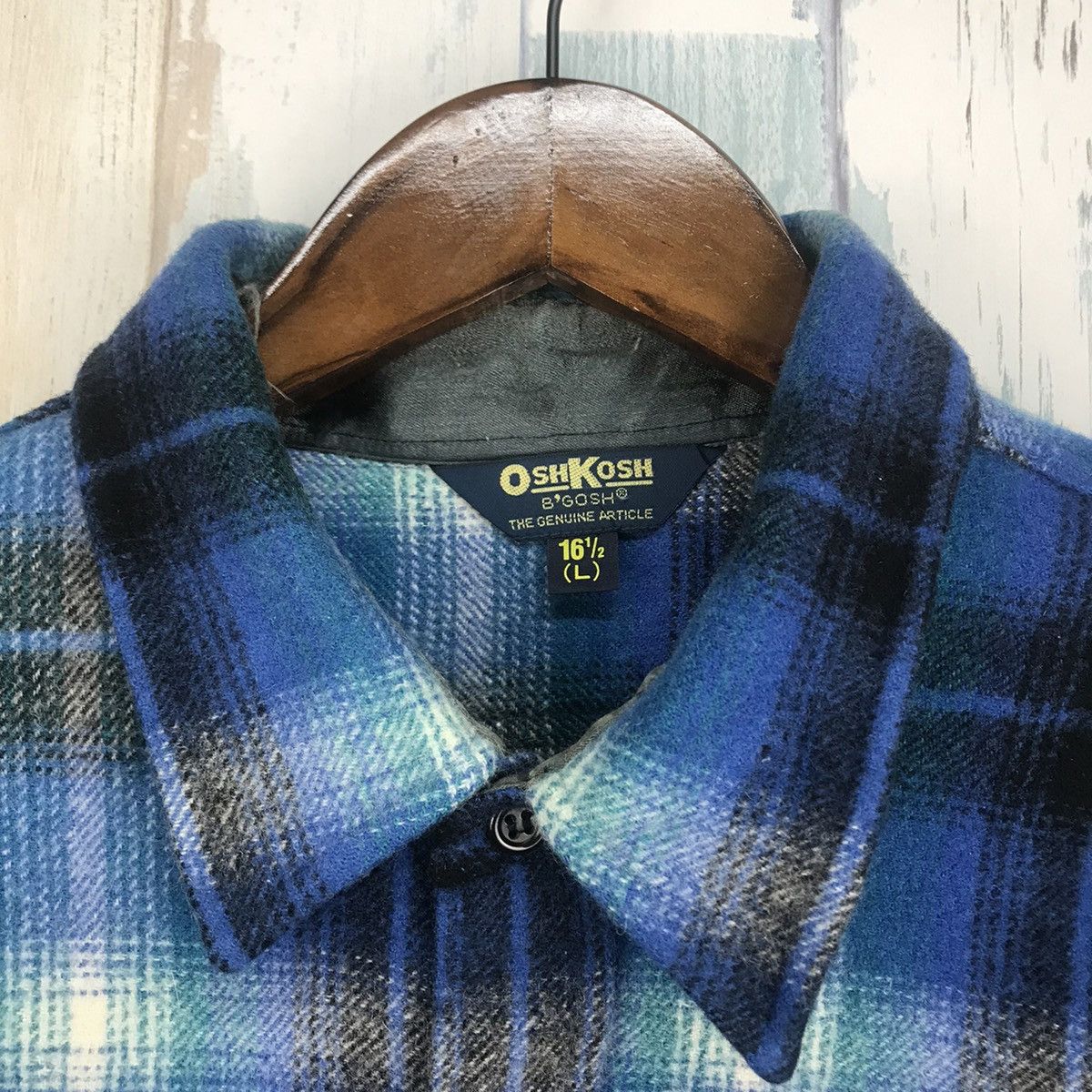 Oshkosh Vintage OshKosh Flannel Double Pocket Size US L / EU 52-54 / 3 - 6 Thumbnail