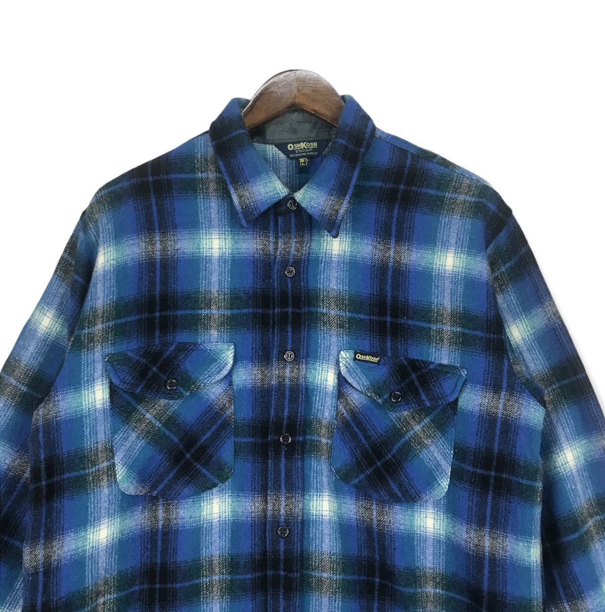 Oshkosh Vintage OshKosh Flannel Double Pocket Size US L / EU 52-54 / 3 - 2 Thumbnail