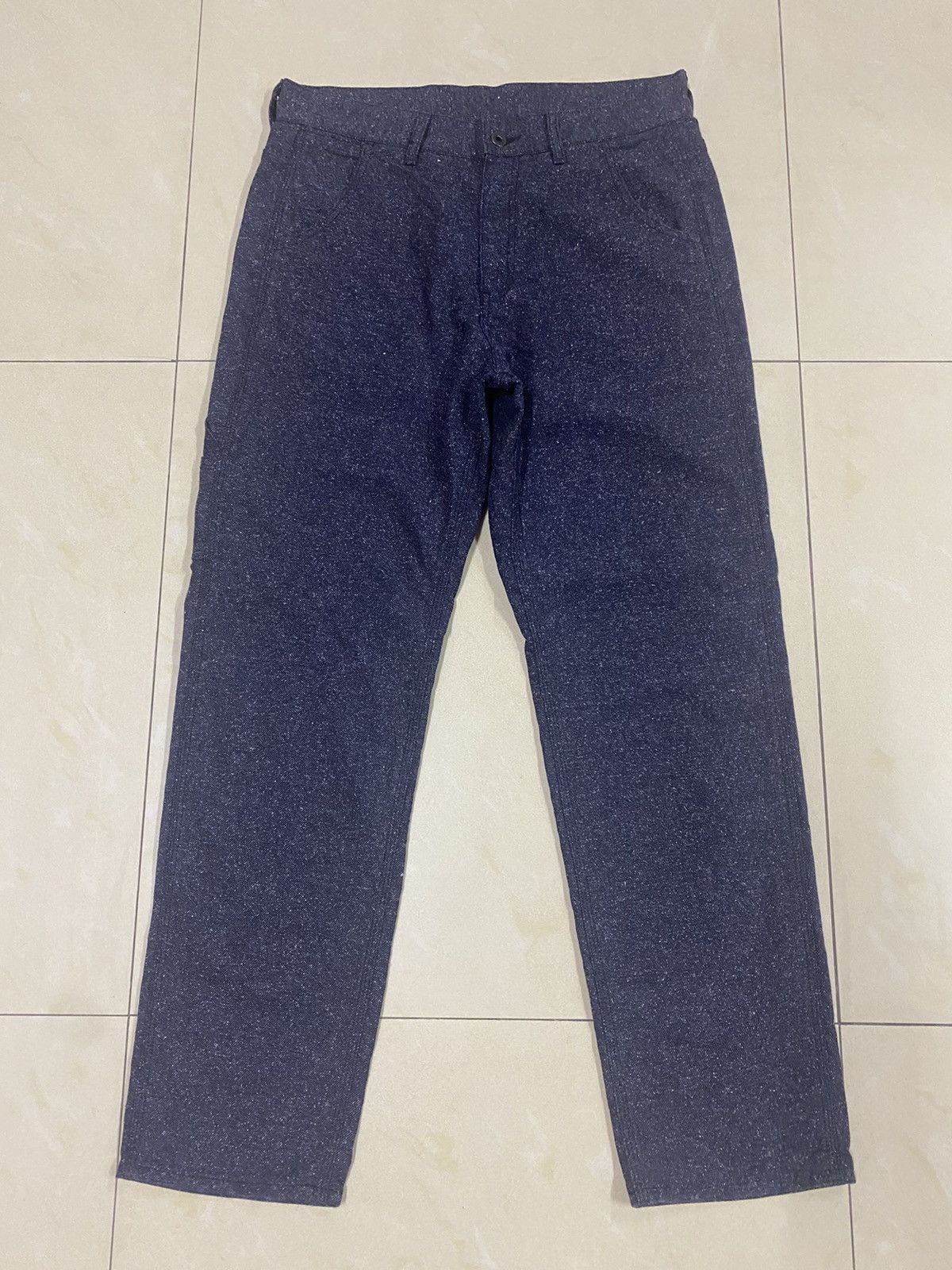 Japanese Brand Salt Pepper Carpenter Pants
