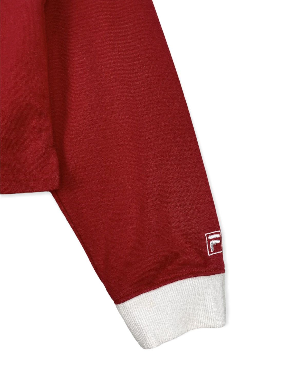 Fila Vintage Fila Cropped Sweatshirt Size M / US 6-8 / IT 42-44 - 3 Thumbnail