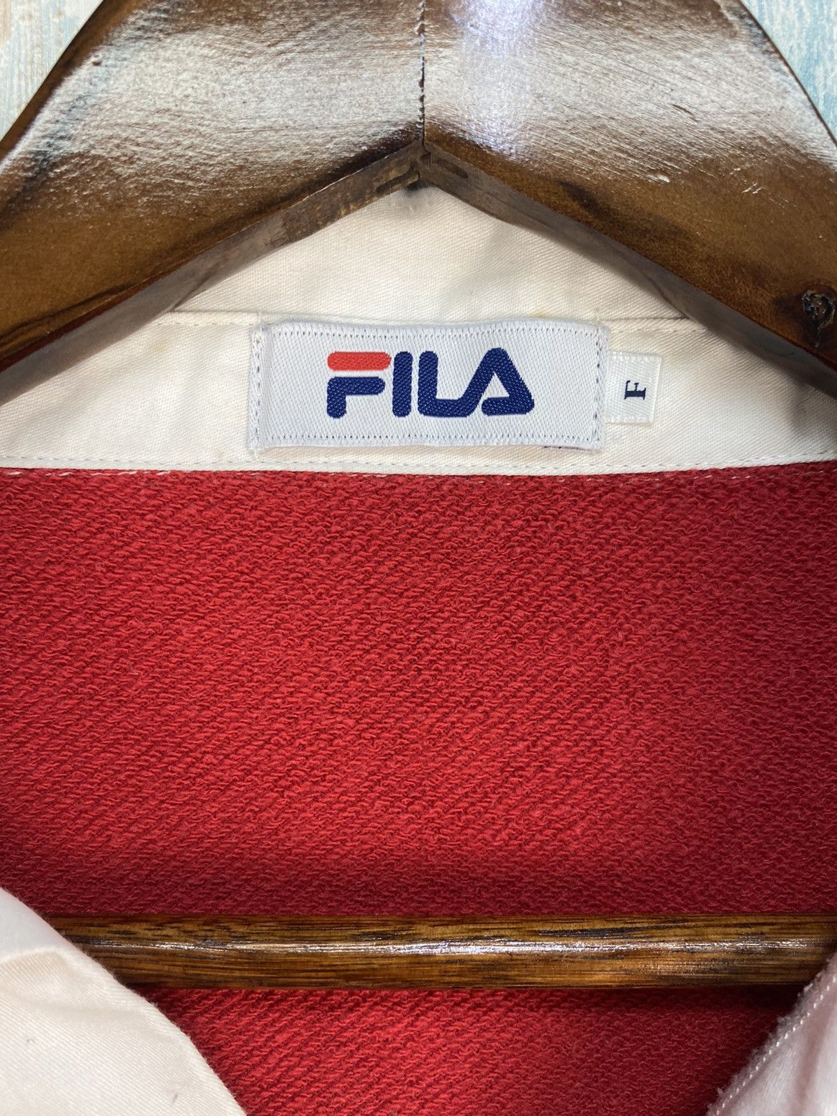 Fila Vintage Fila Cropped Sweatshirt Size M / US 6-8 / IT 42-44 - 6 Thumbnail