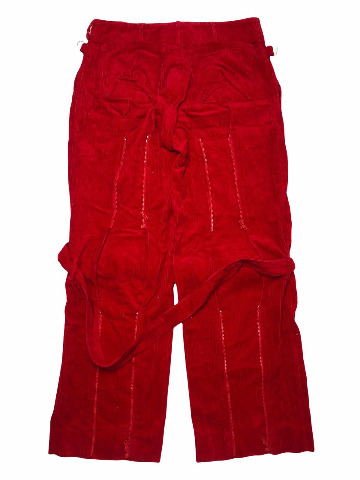 Japanese Brand 90s Serendipity Overzip Corduroy Bondage Pants Size US 31 - 2 Thumbnail