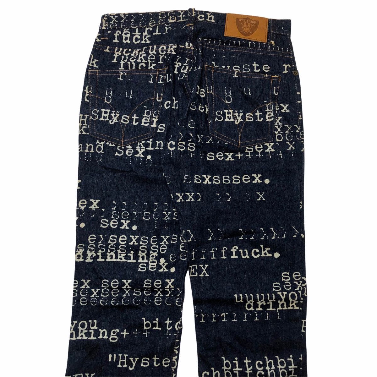 Hysteric Glamour ❤️‍🔥DELETE❤️‍🔥1980s Hysteric Glamour - XXX Denim Pants Size US 29 - 6 Thumbnail